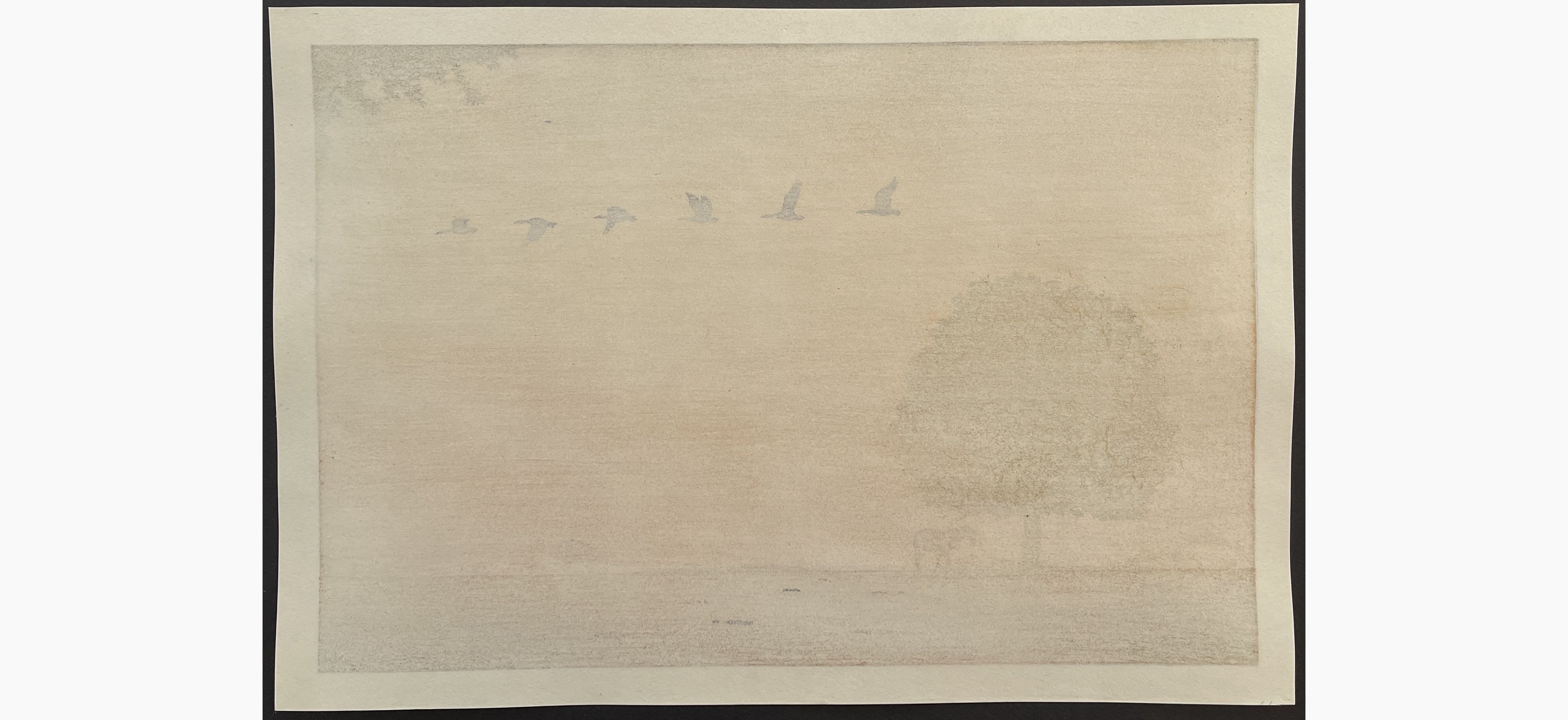 Japanese print - Tsukasa Yoshida - Memory