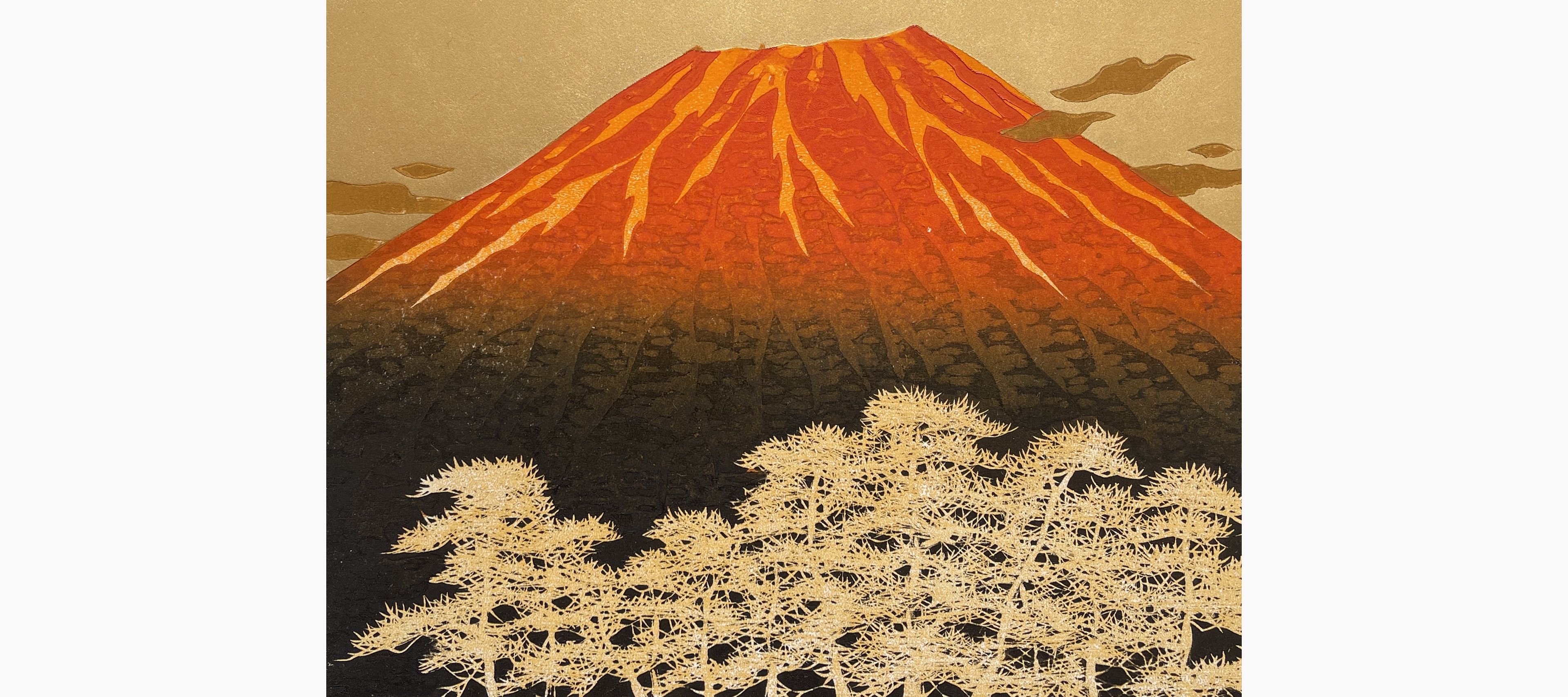 Original woodblock print - Hajime Namiki - Fuji 12