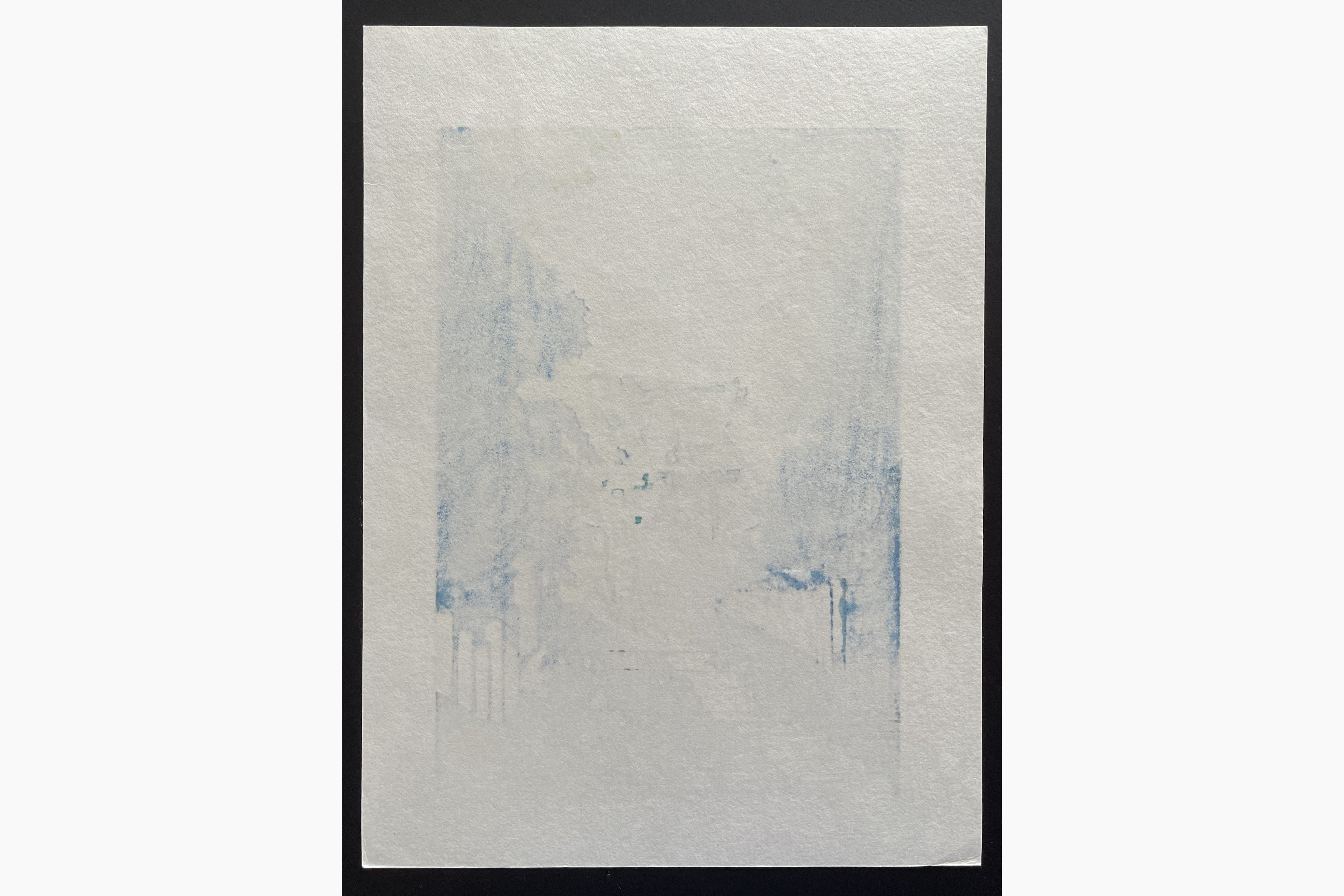 Japanese print - Junichi Mibugawa - The Wind that Blows