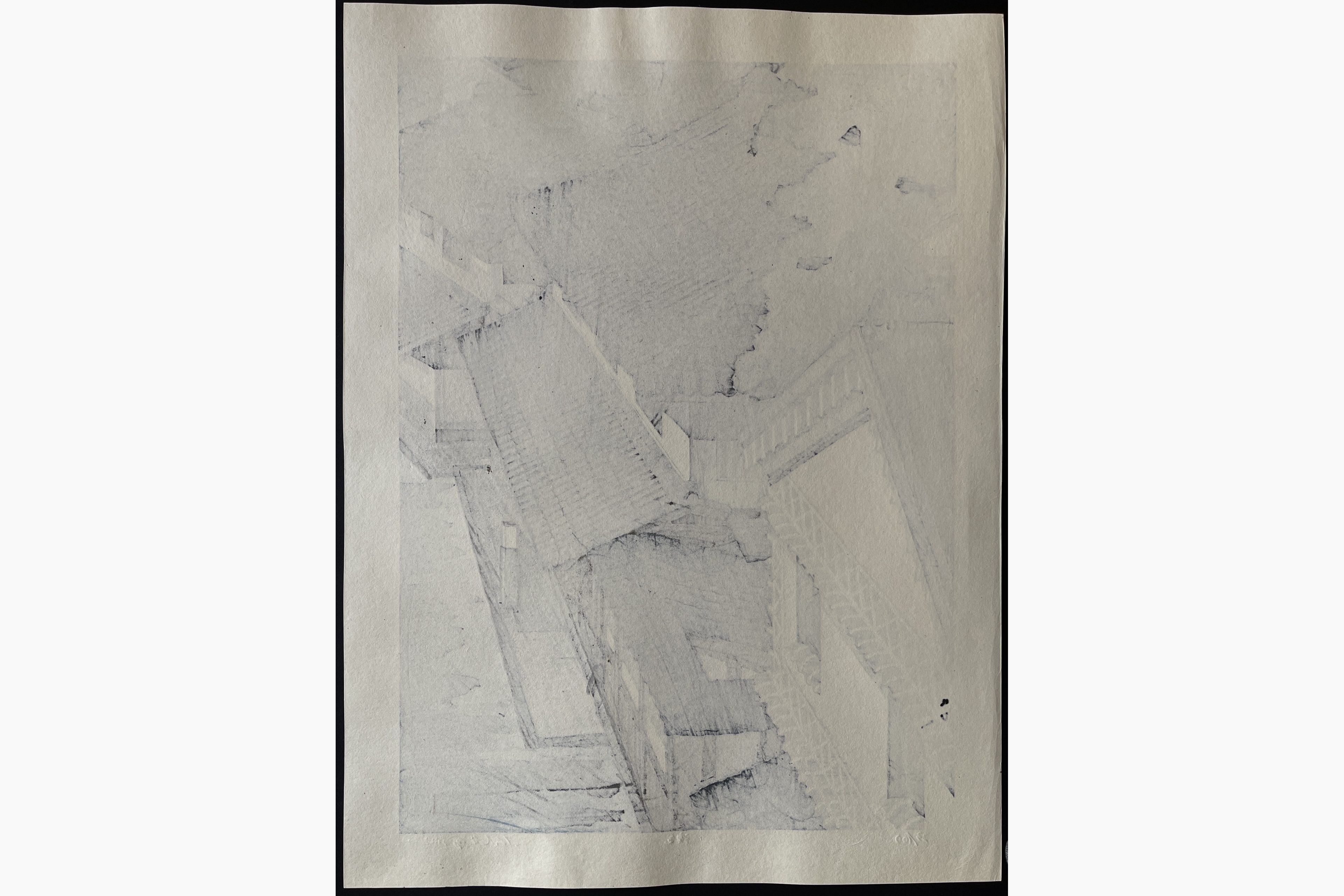 Japanese print - Nishijima Katsuyuki - A Cool Day