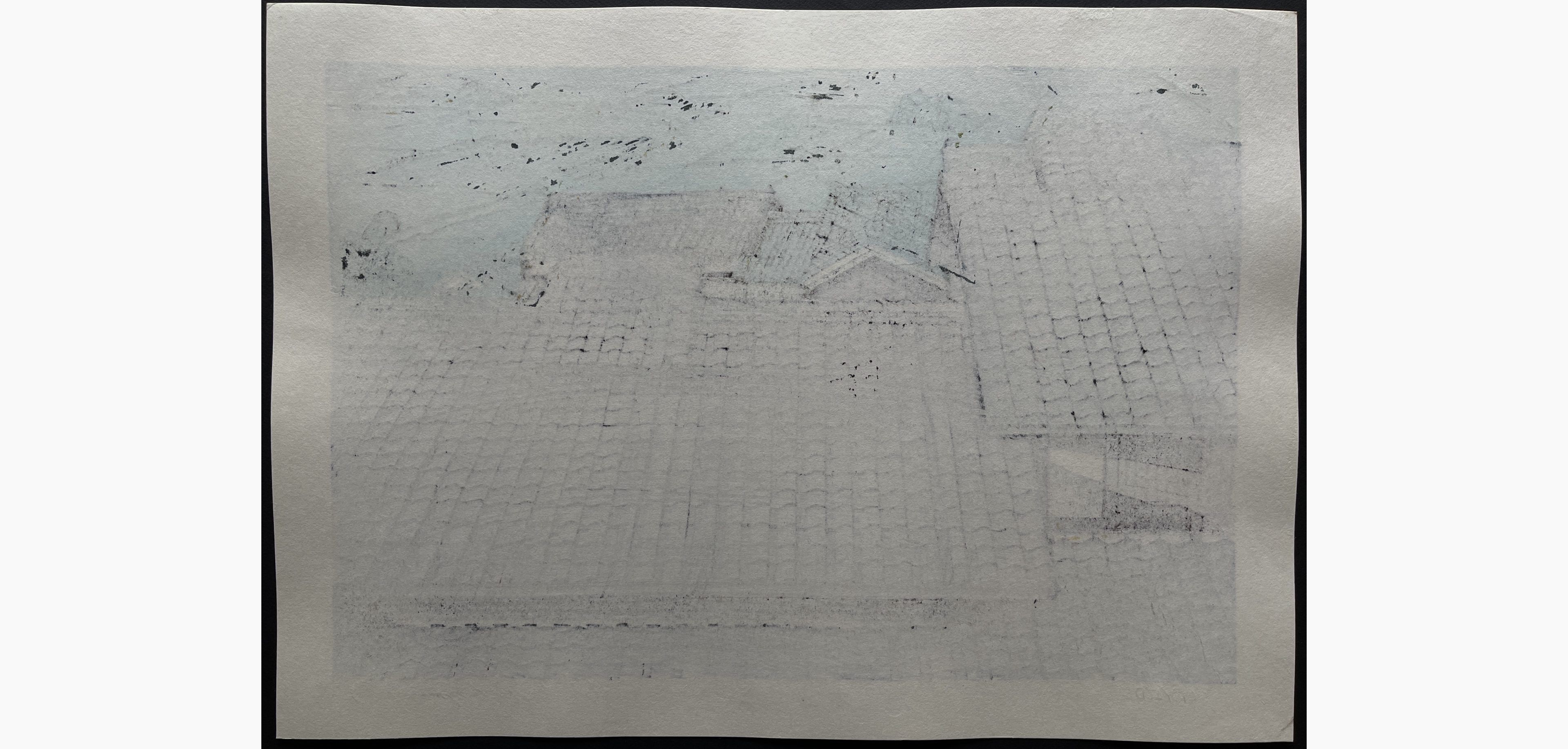 Japanese print - Nishijima Katsuyuki - Okute