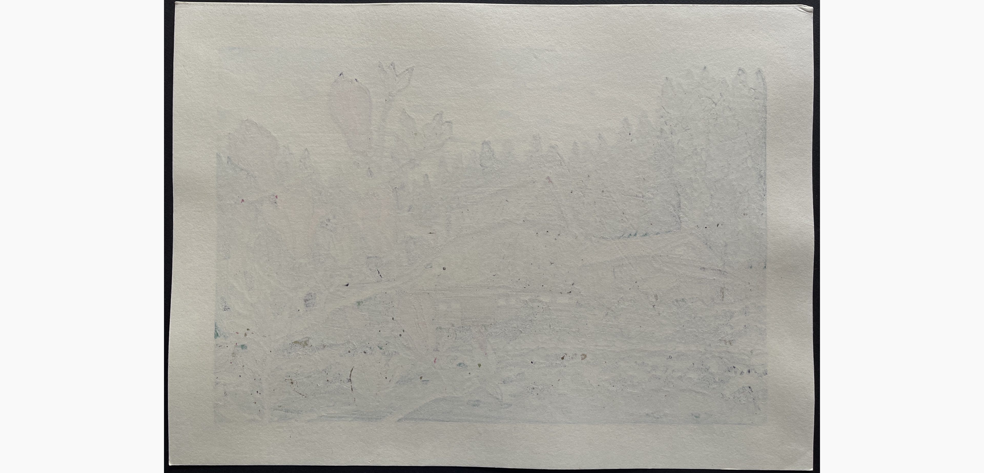 Japanese print - Nishijima Katsuyuki - Spring in Kutsuki