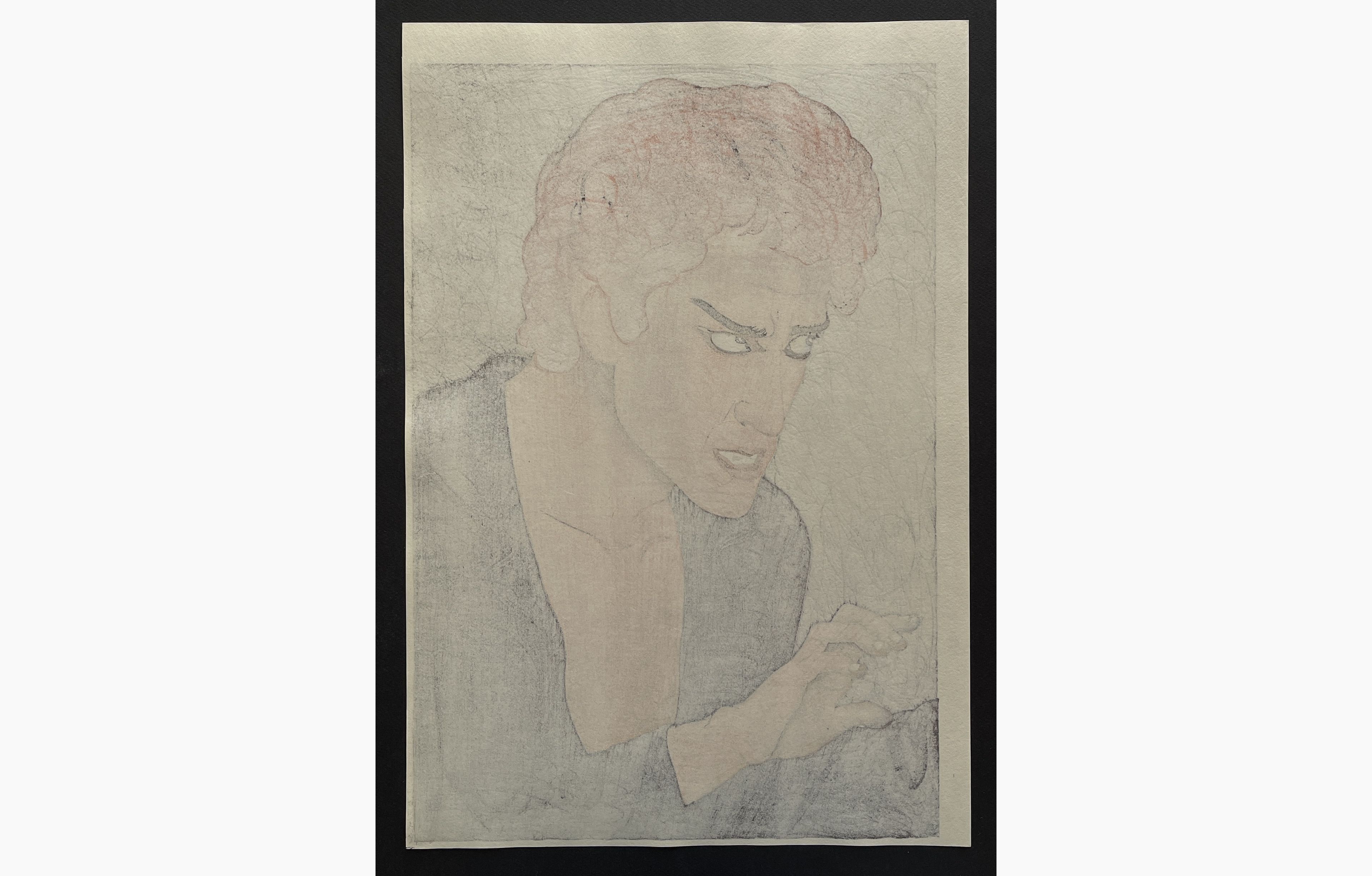 Japanese print - Yamamura Koka - Actor Morita Kan'ya XIII as Jean Valjean in Les Miserables