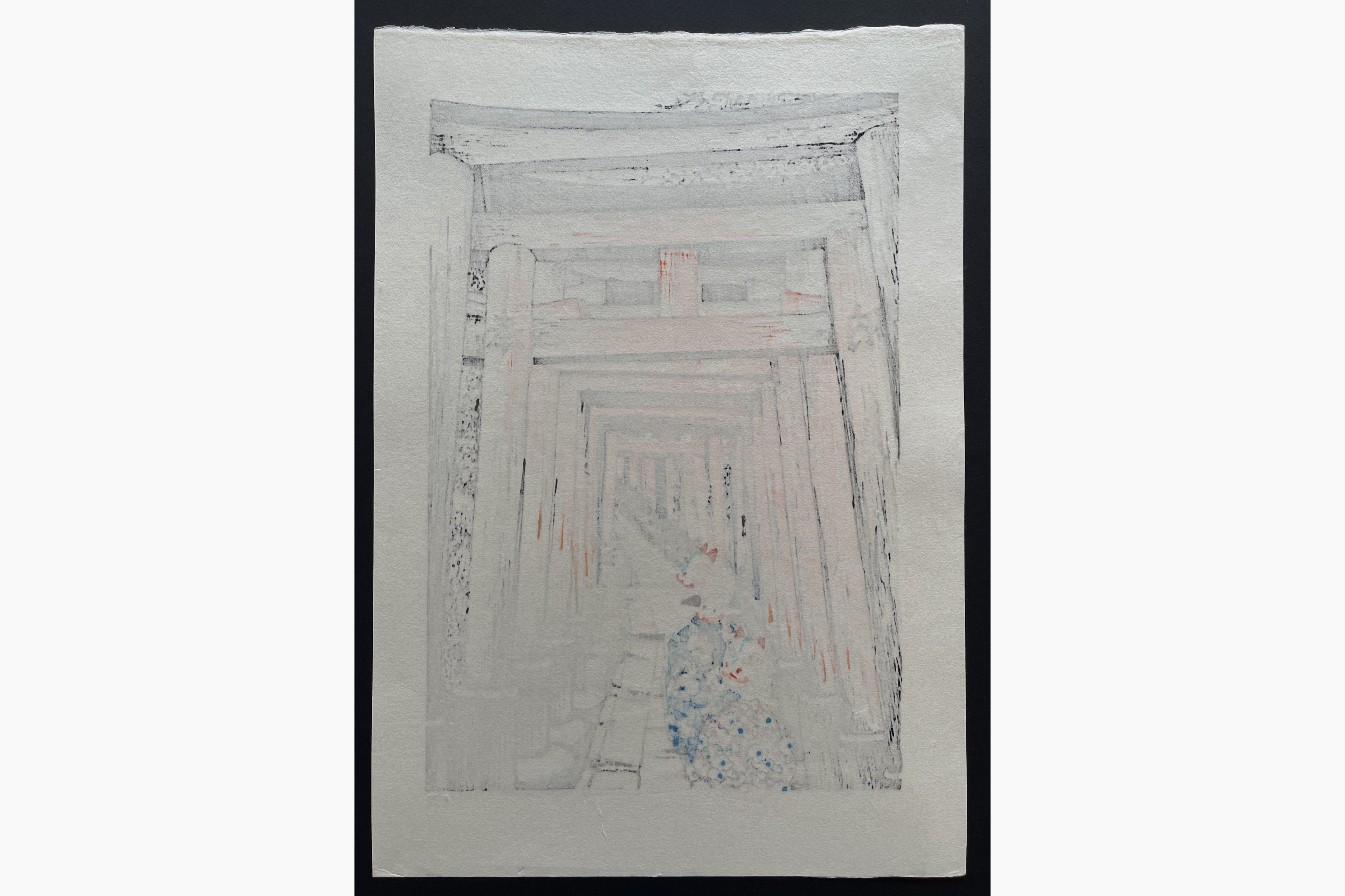 Japanese print - Fu Takenaka - Oinarisan