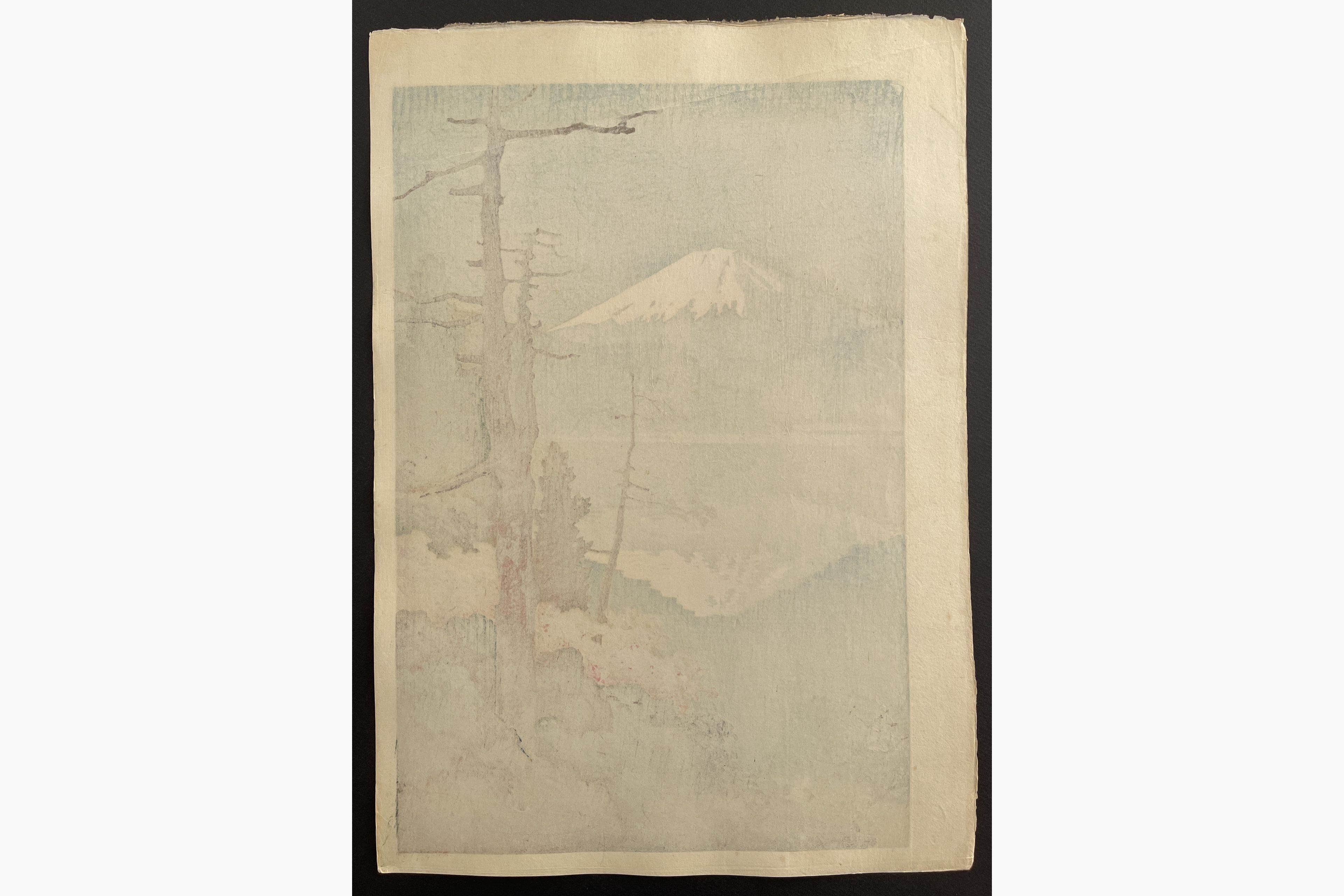 Japanese print - Ito Yuhan - Mount Fuji from Tagonoura Bay
