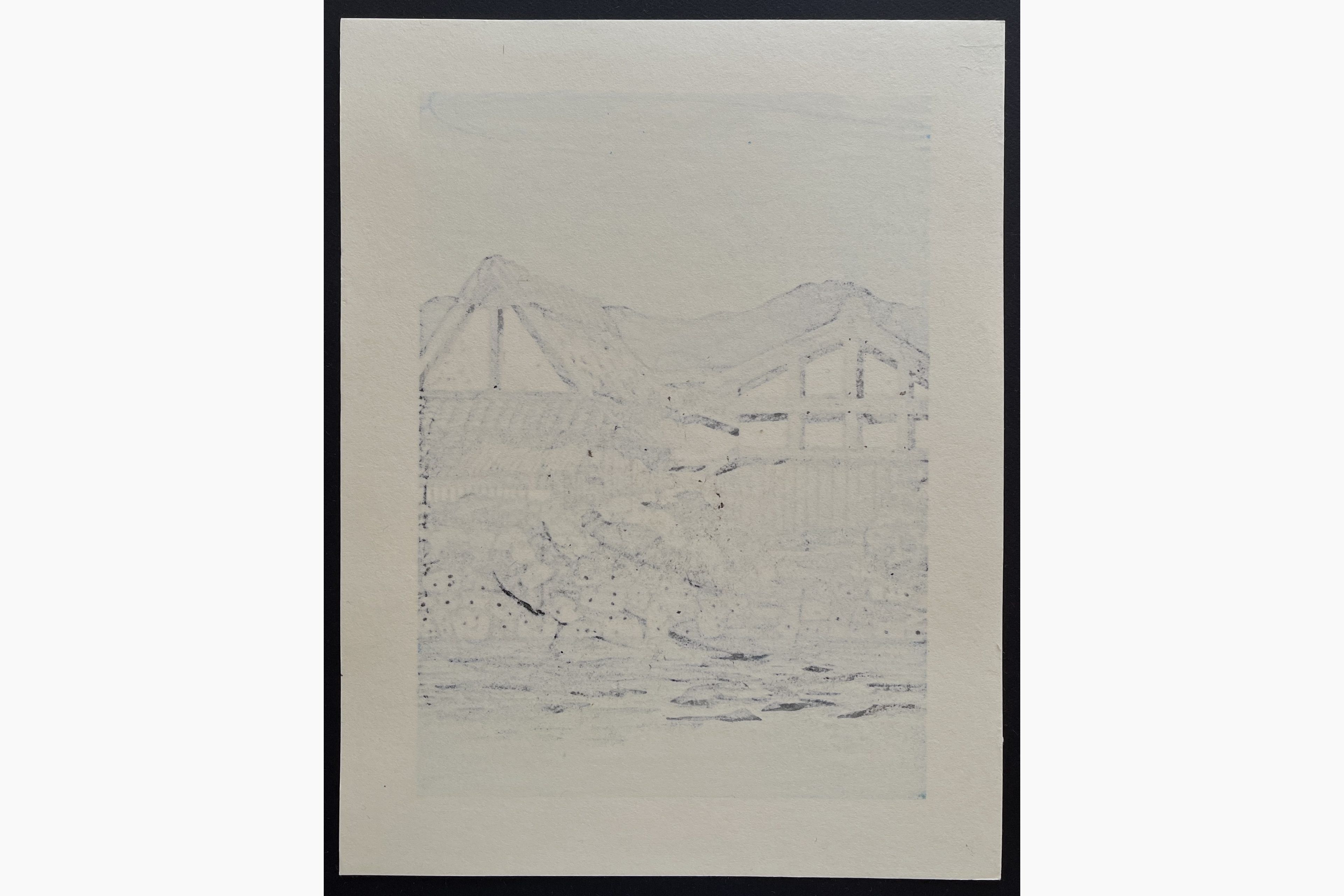 Japanese print - Nishijima Katsuyuki - Autumn Morning