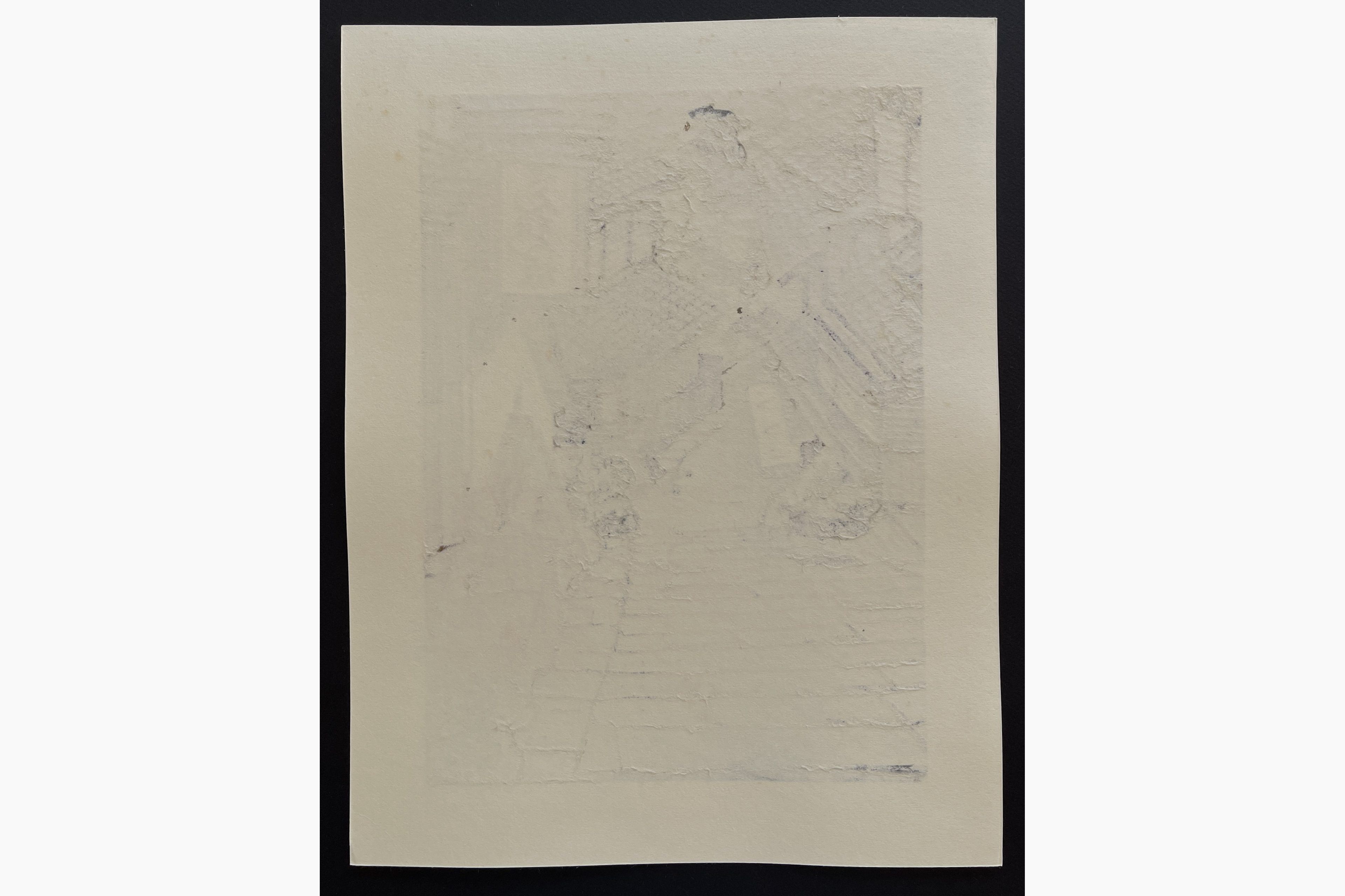 Japanese print - Nishijima Katsuyuki - Passing Spring