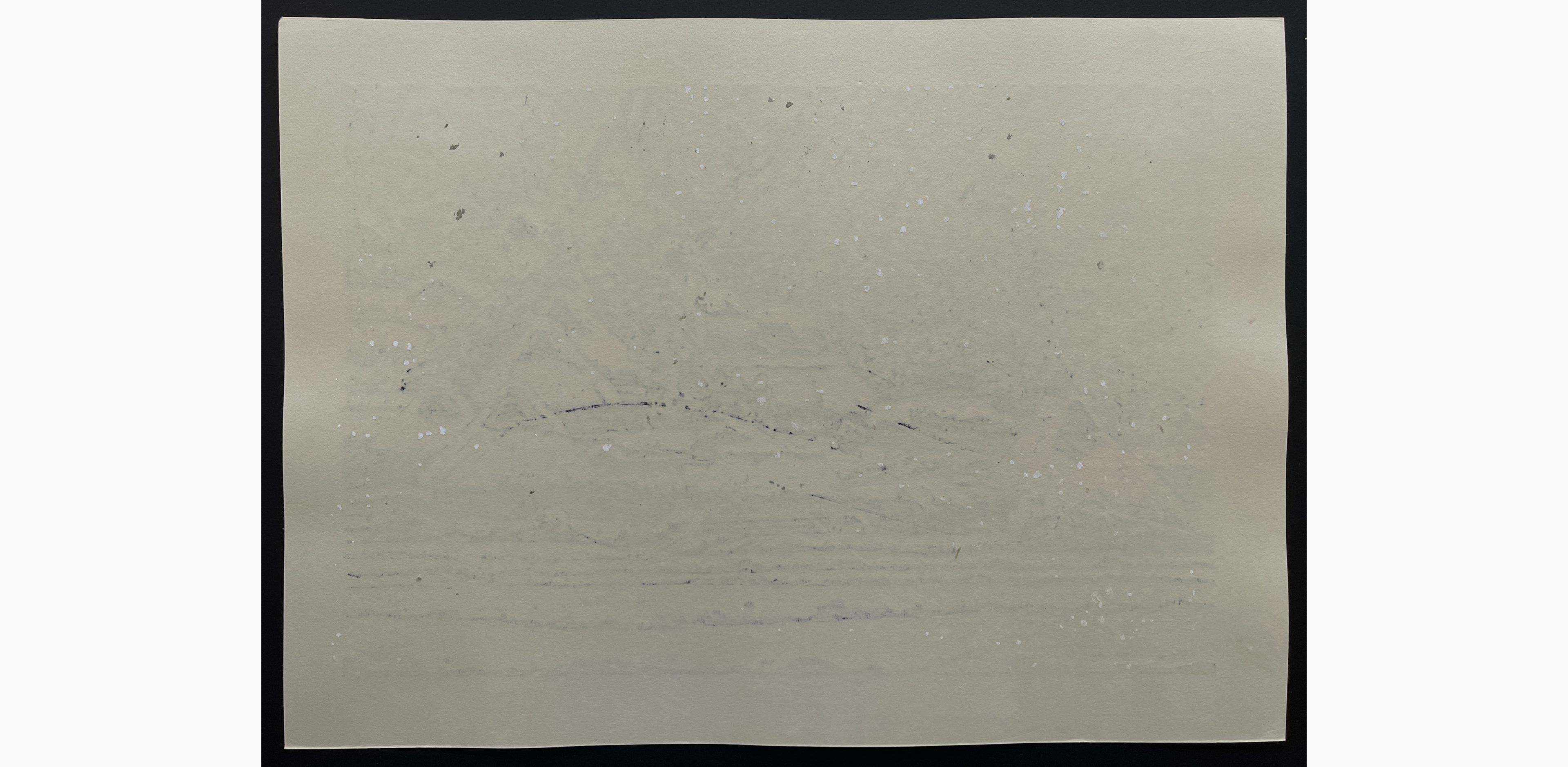 Japanese print - Nishijima Katsuyuki - Snow in Makino