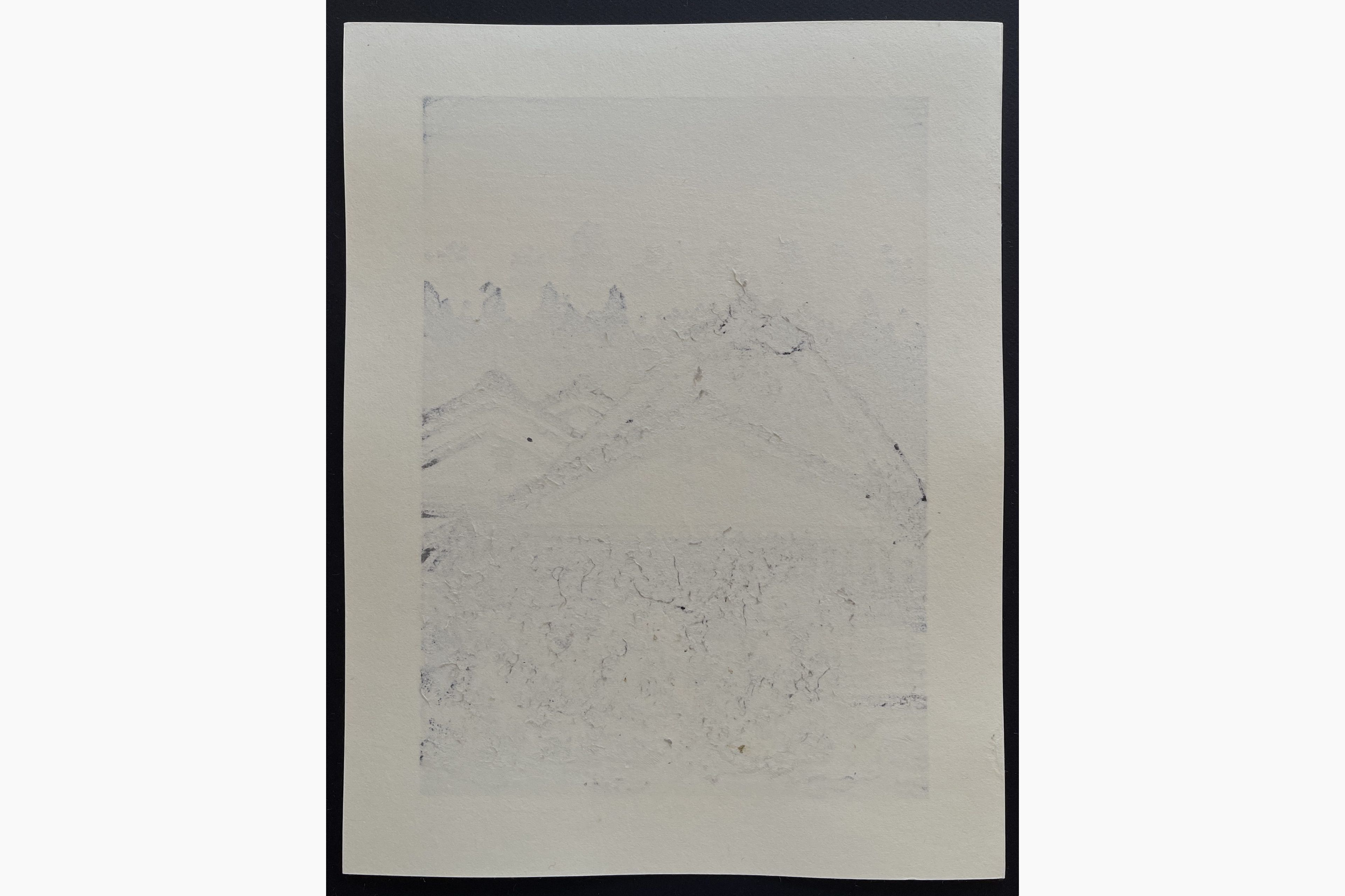 Japanese print - Nishijima Katsuyuki - Twilight