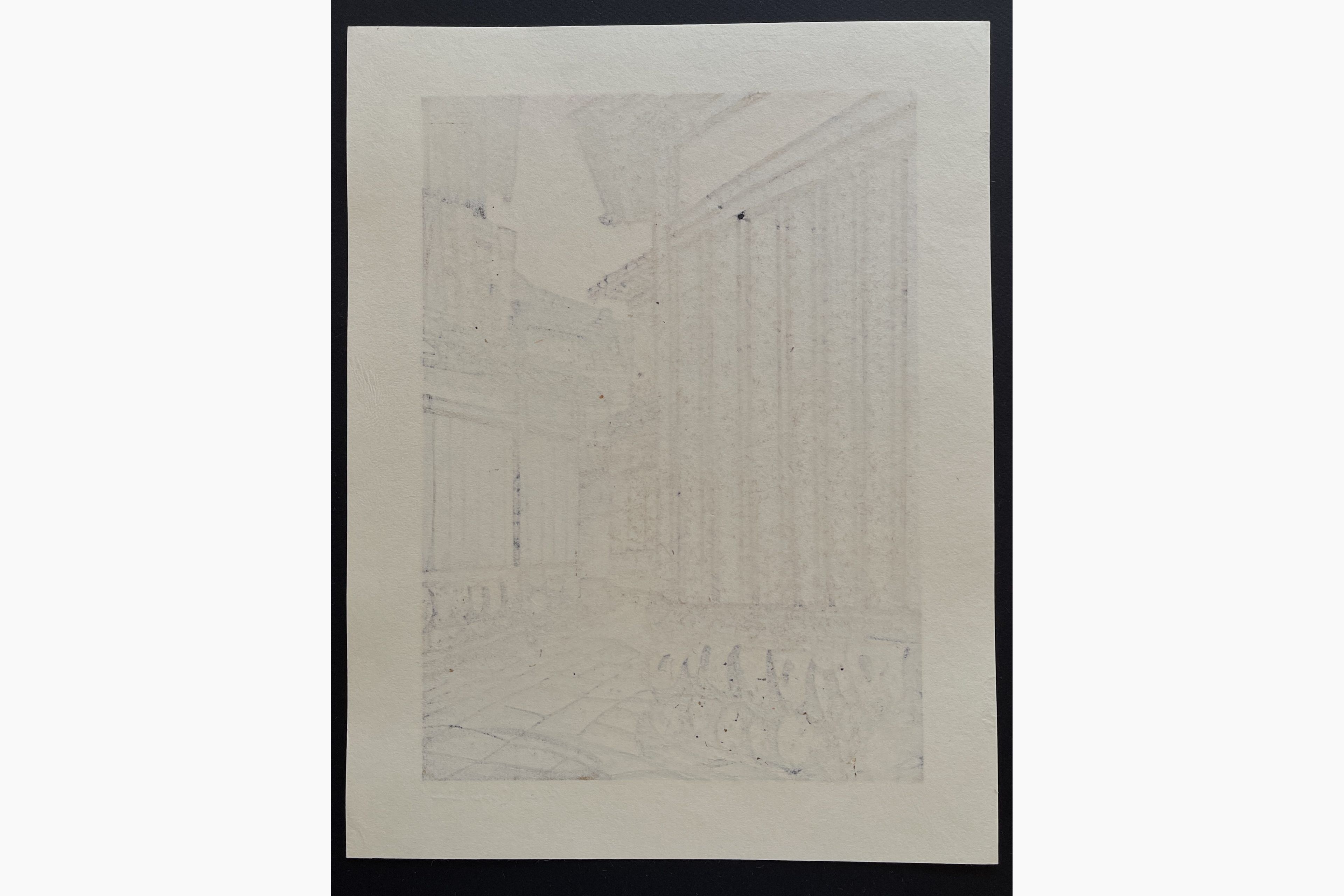 Japanese print - Nishijima Katsuyuki - Yellow Clouds