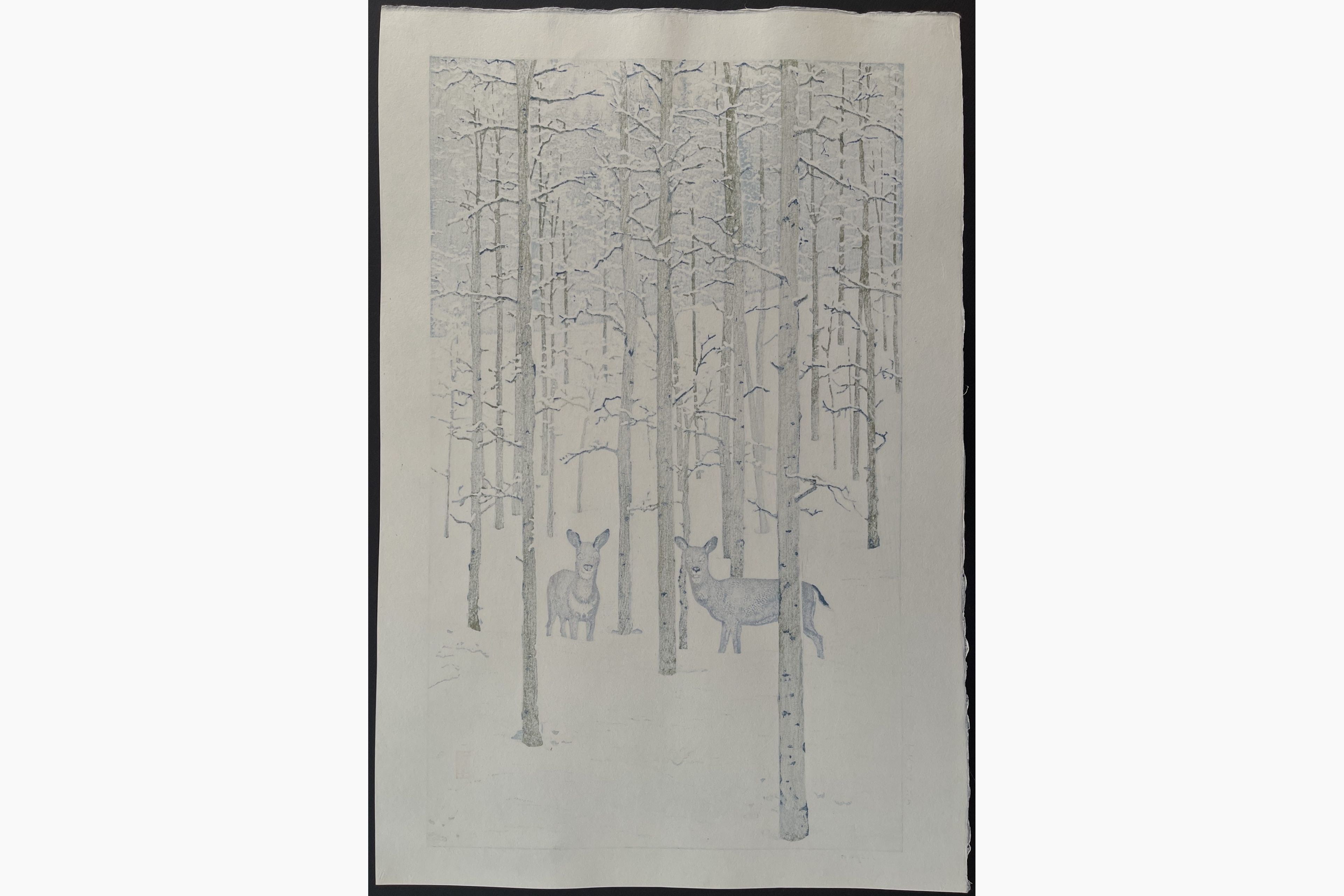 Japanese print - Toshi Yoshida - Aspen