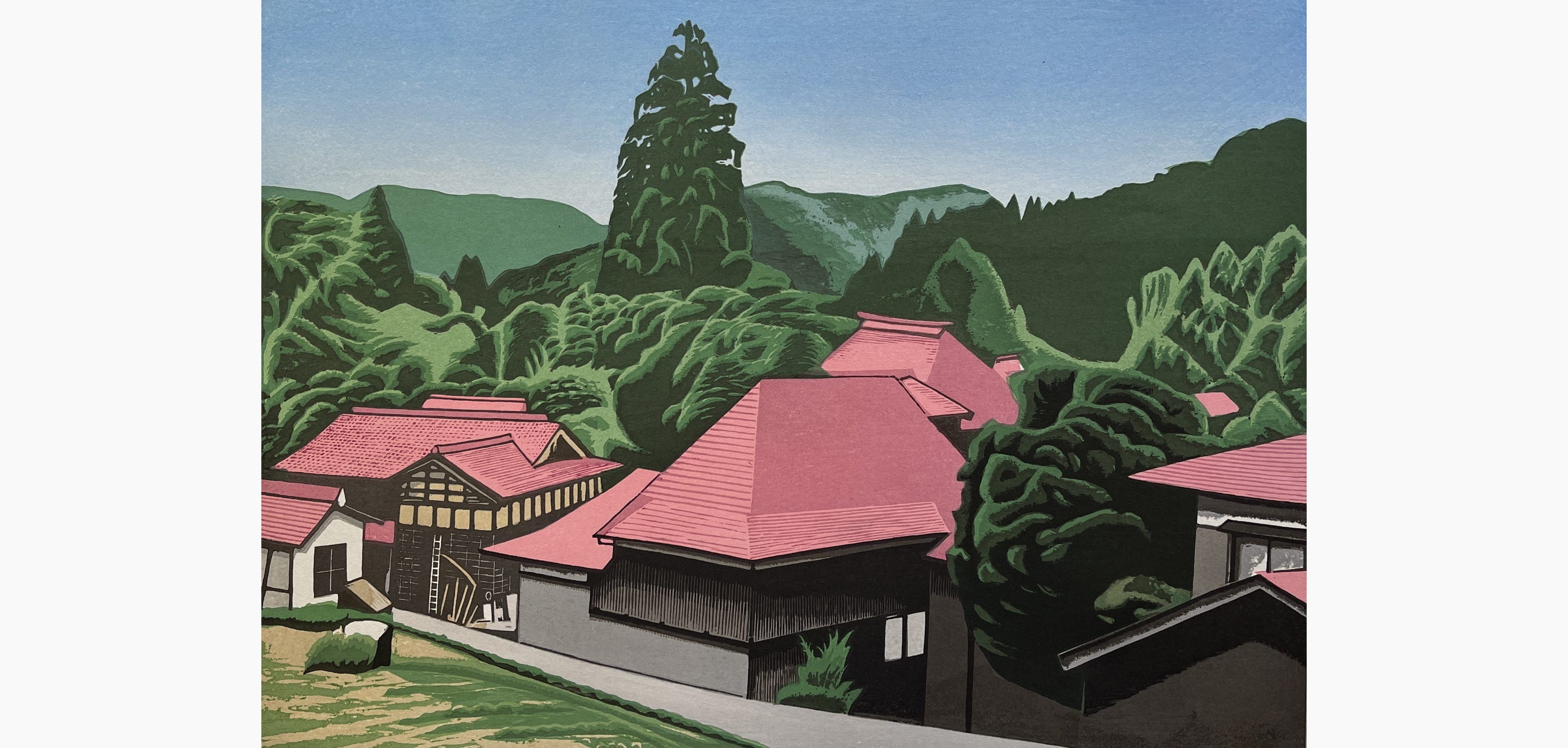 Original woodblock print - Koichi Maeda - The Passage of Time