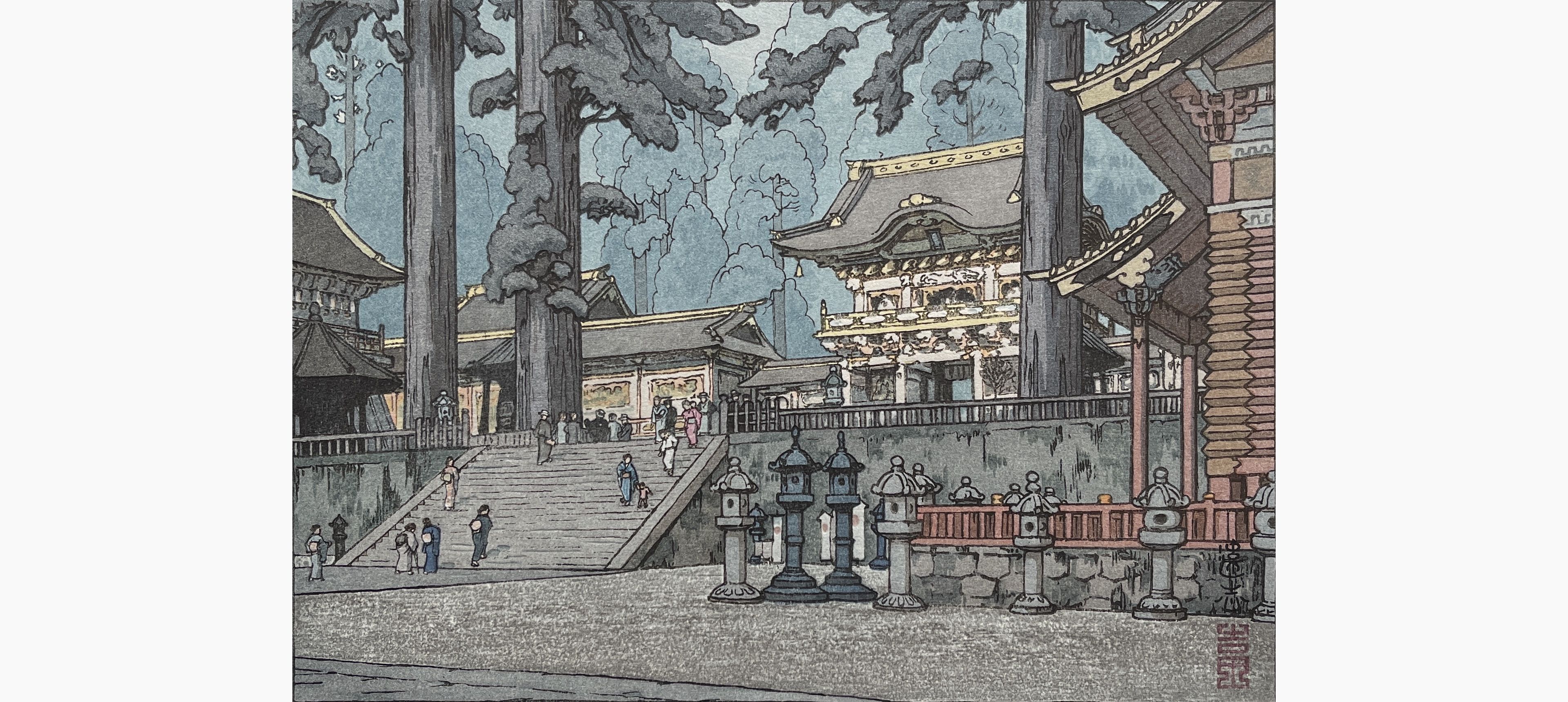 San Francisco (Embossed) - Toshi Yoshida - Japanese Prints