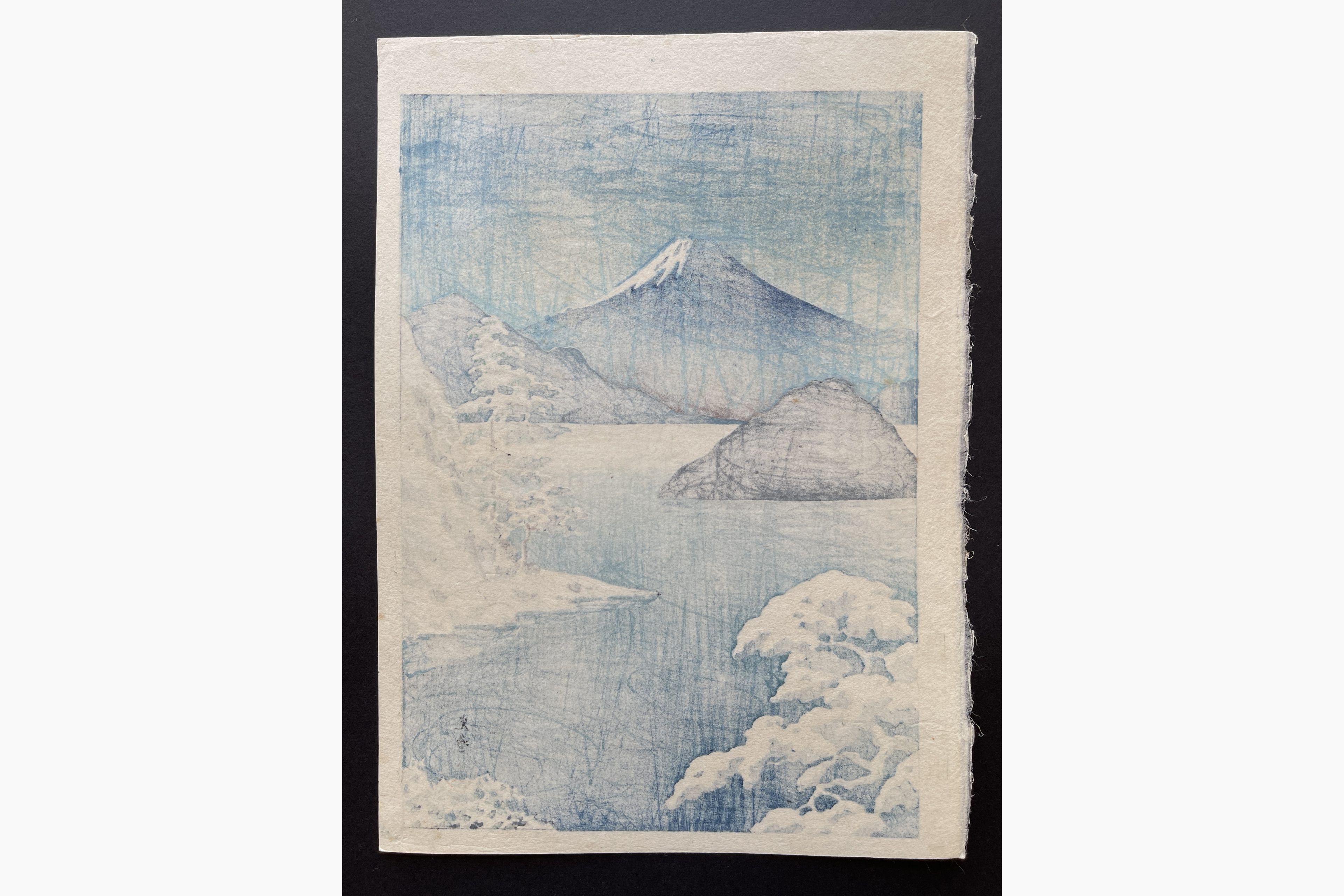 Japanese print - Tsuchiya Koitsu - Fuji from Mitsuhama in Nishiizu