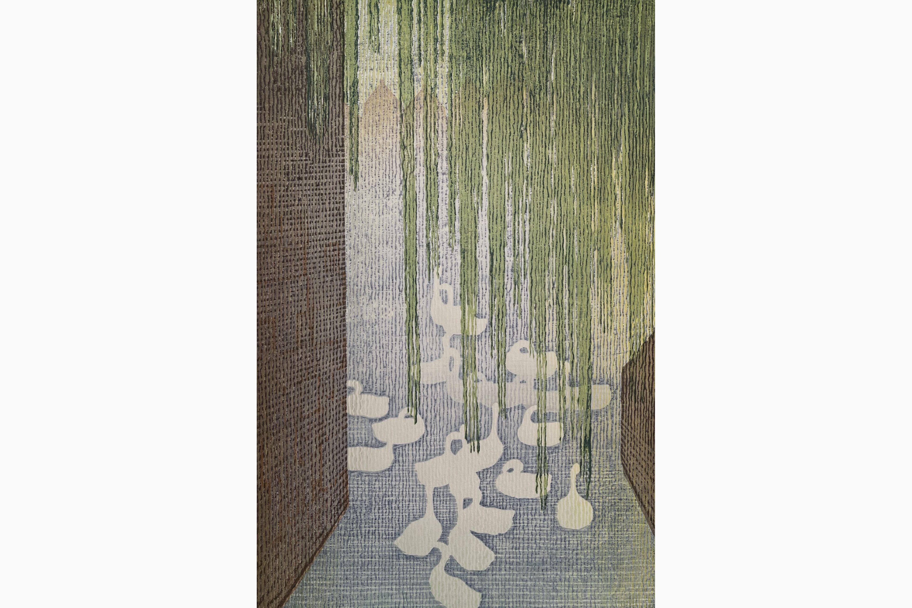 Original woodblock print - Toshi Yoshida - Bruges