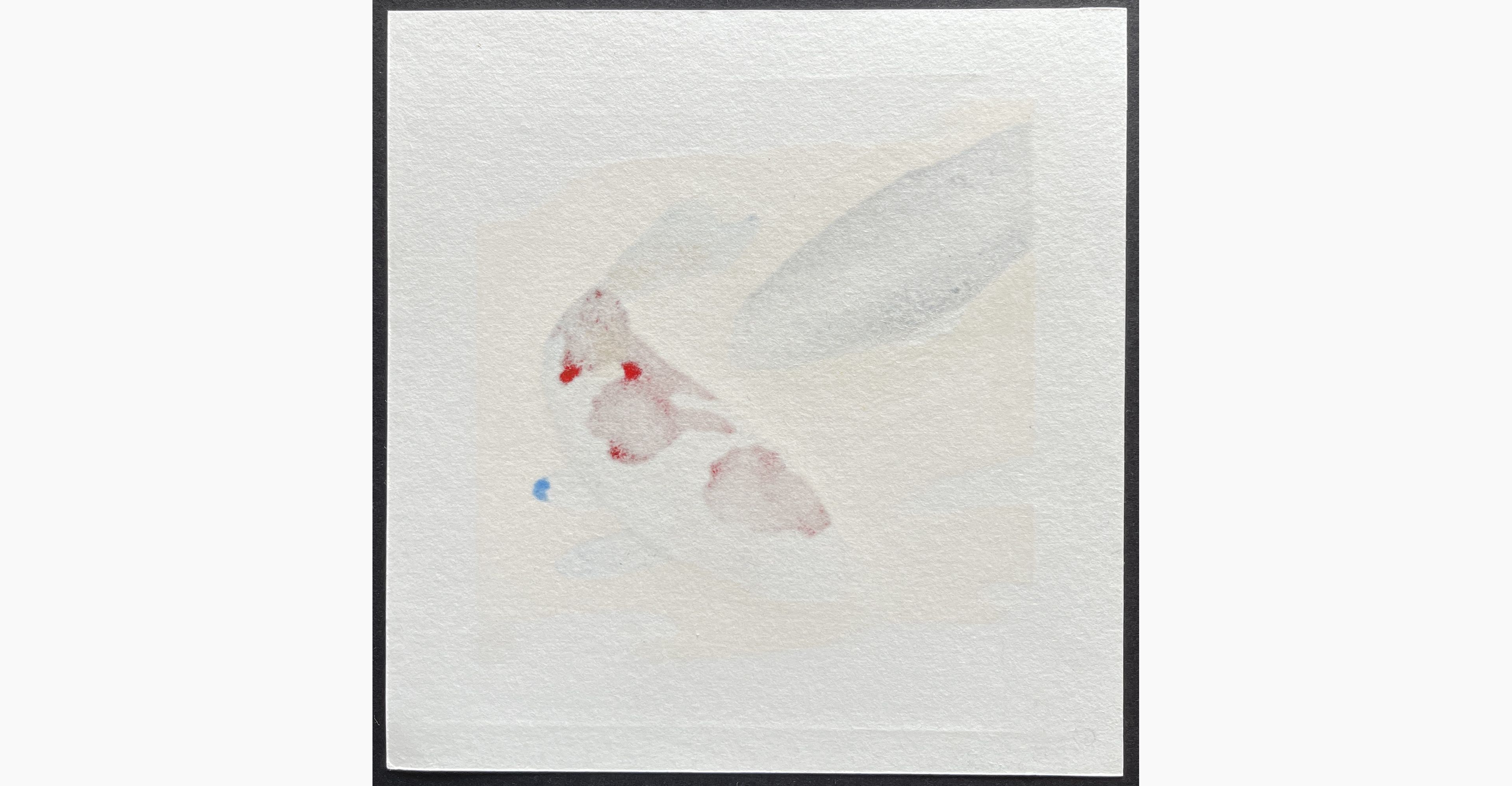 Woodblock print - Kunio Kaneko - Let Me Whisper