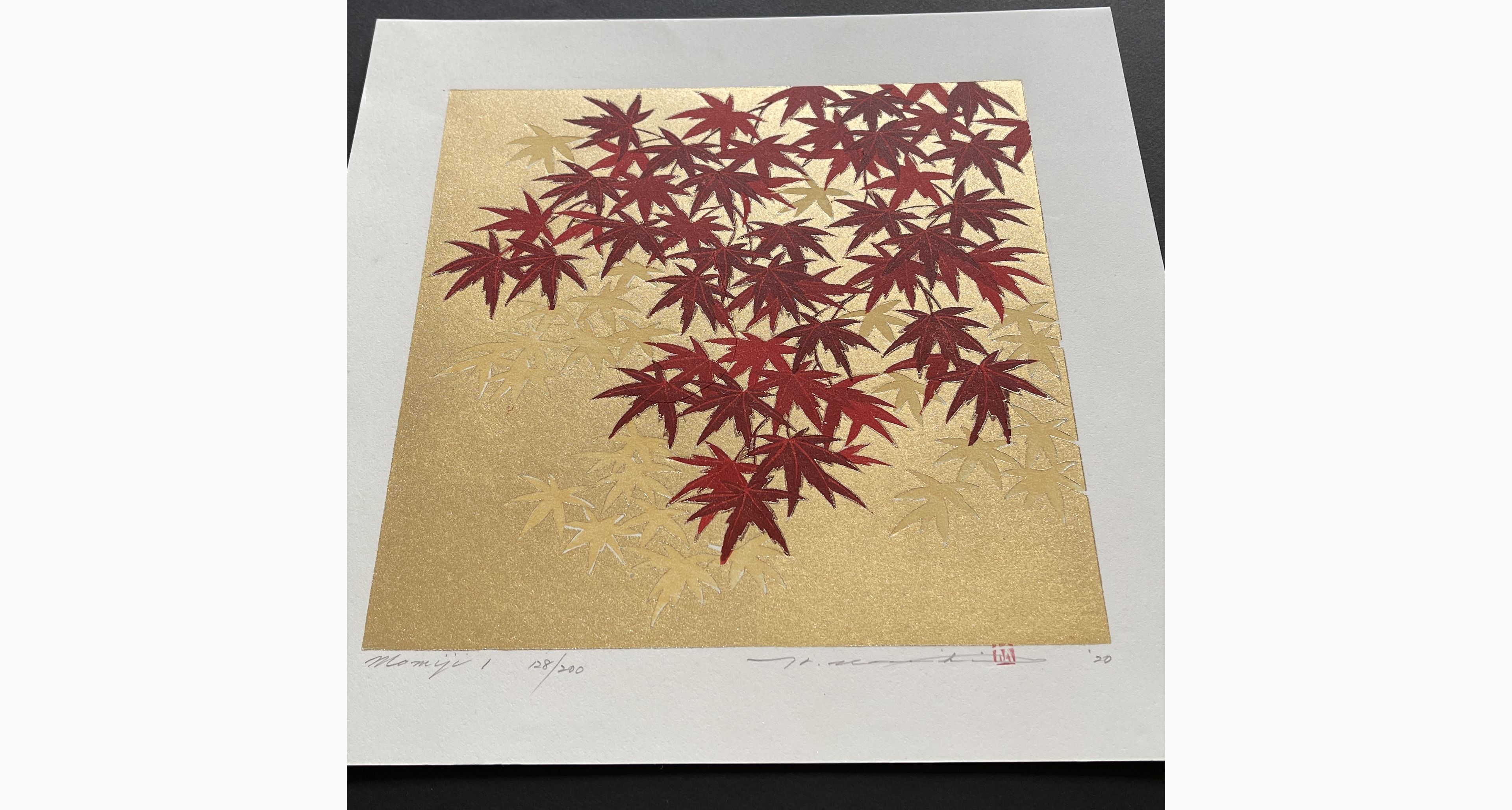 Japanese print - Hajime Namiki - Momiji-1