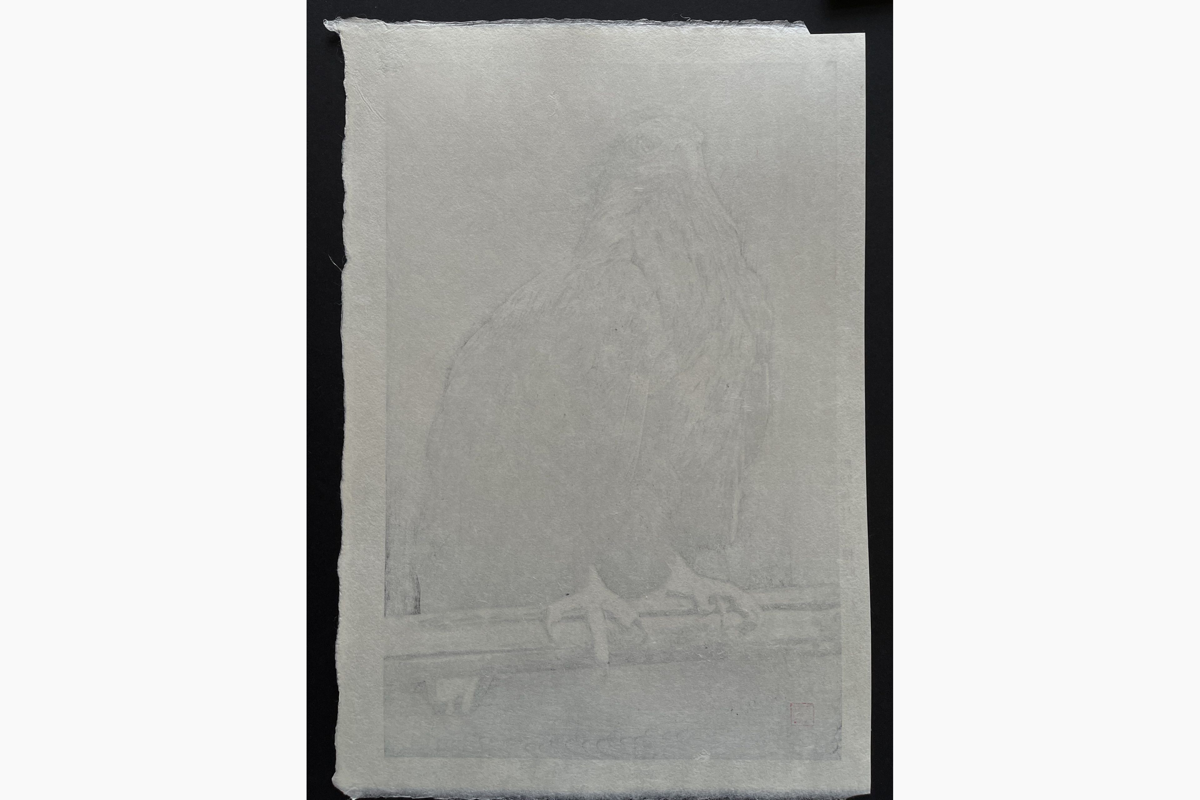 Japanese print - Shoichi Kitamura - Eagle