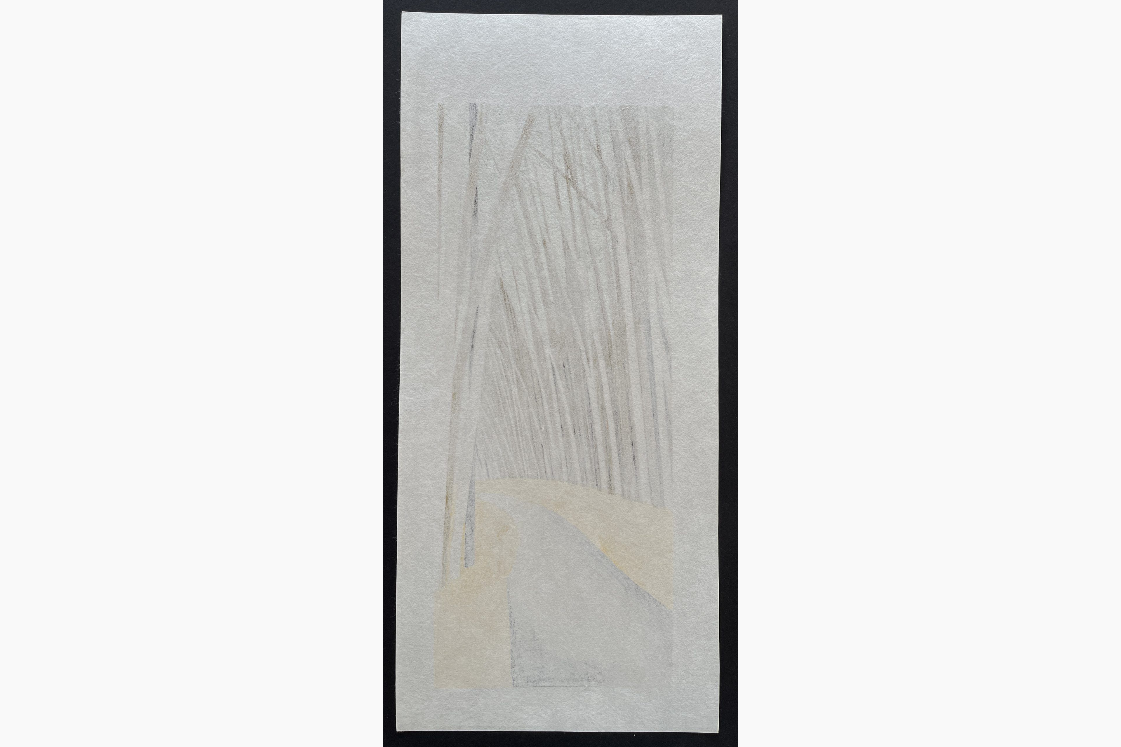 Japanese print - Teruhide Kato - Bamboo in early summer