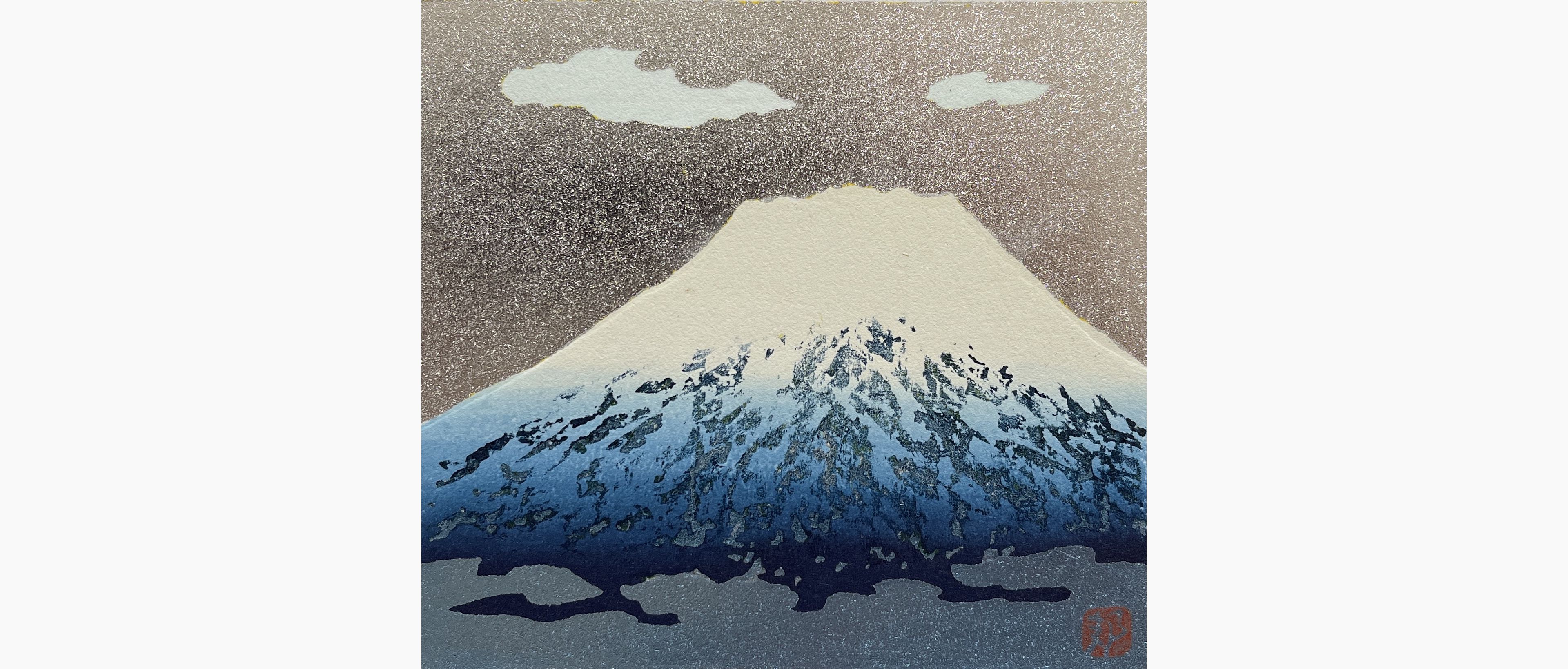 Original woodblock print - Kunio Kaneko - Morning Wind