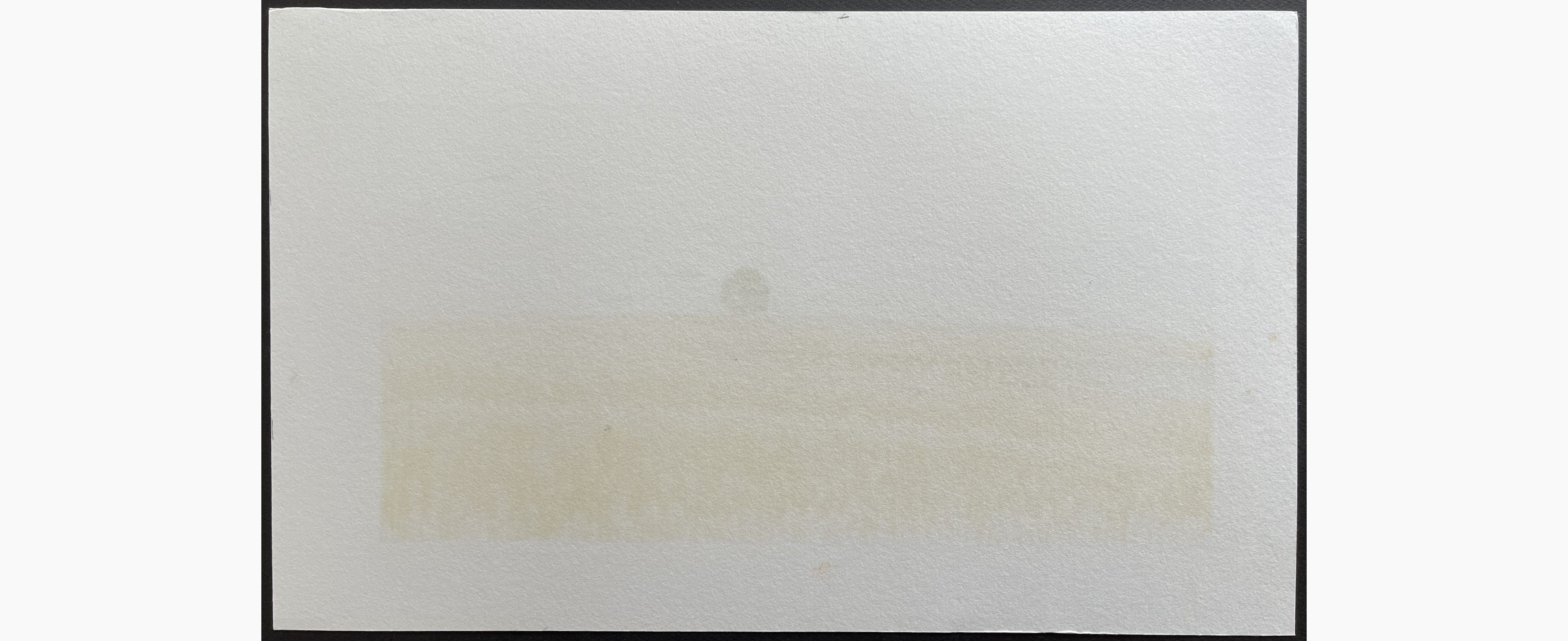 Woodblock print - Hajime Namiki - Hill-1 Wheat