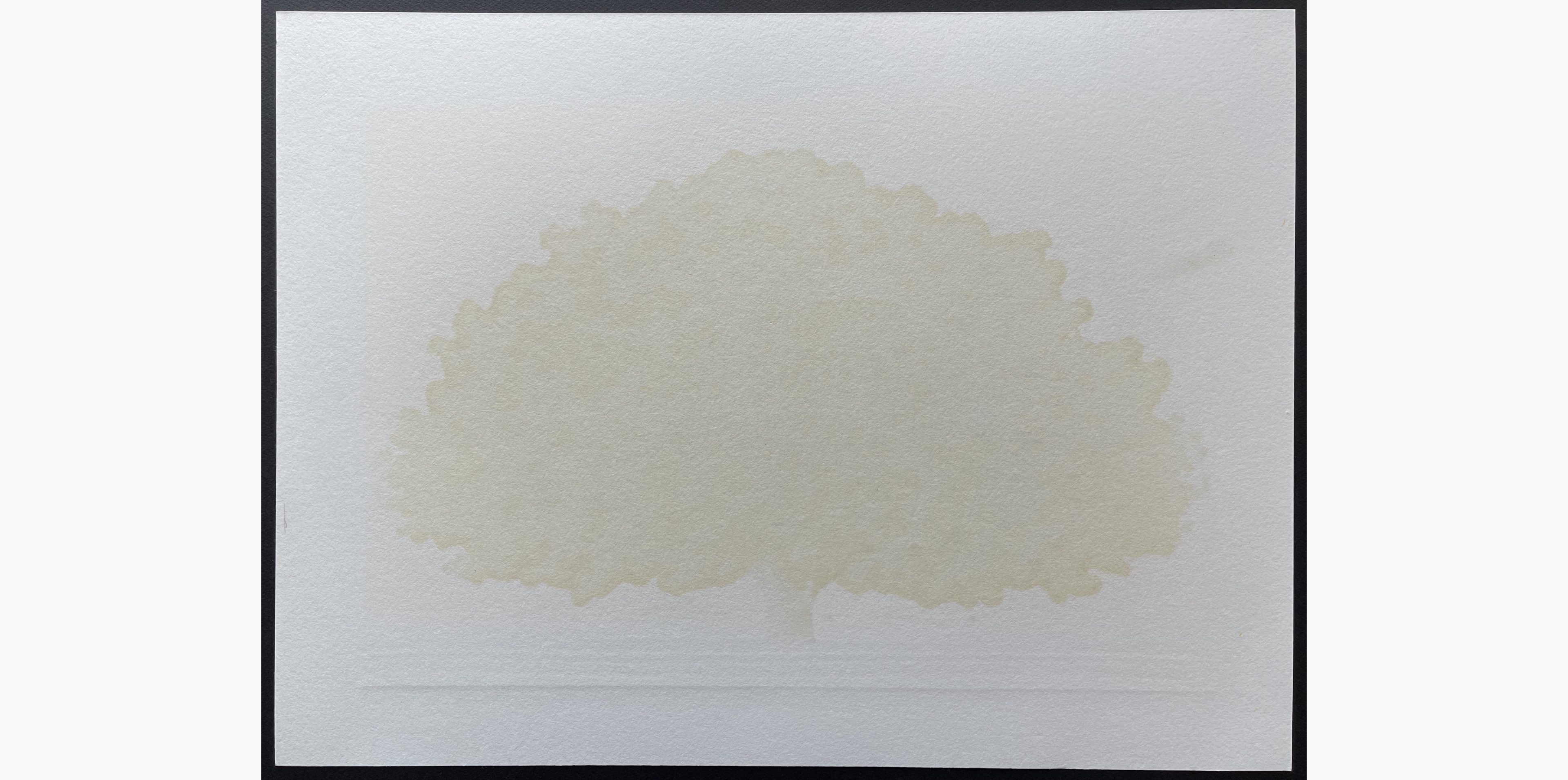 Woodblock print - Hajime Namiki - Tree scene 136