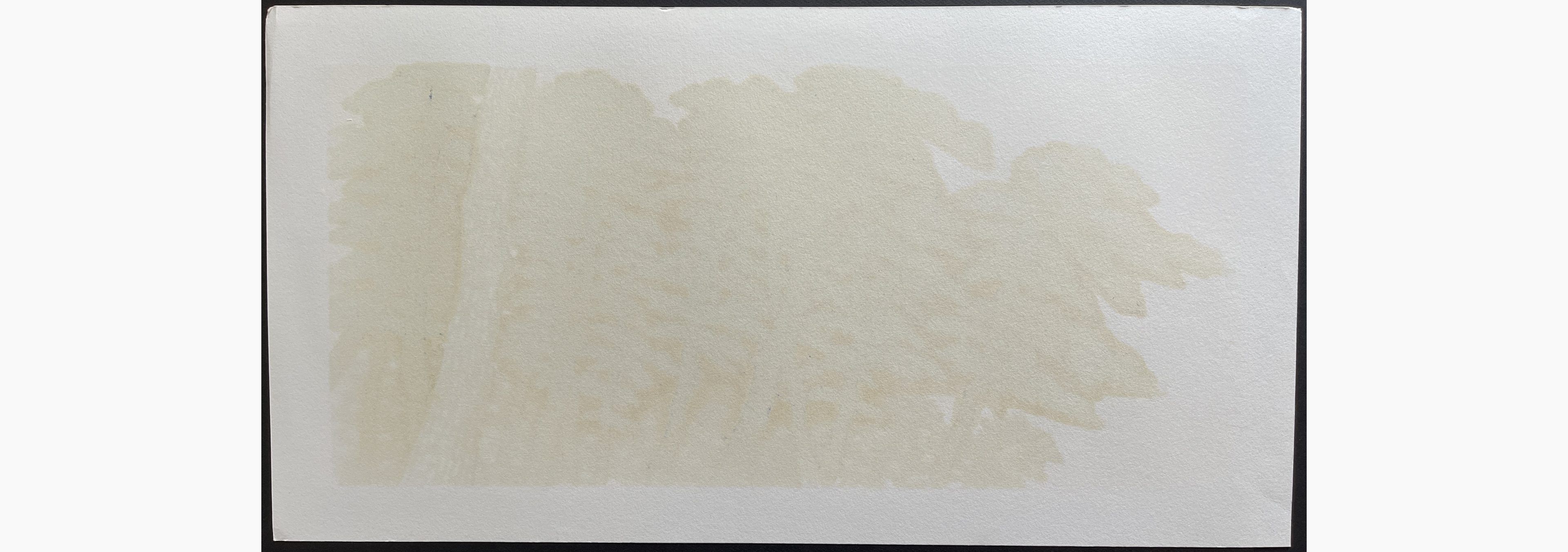 Woodblock print - Hajime Namiki - Tree Scene 153