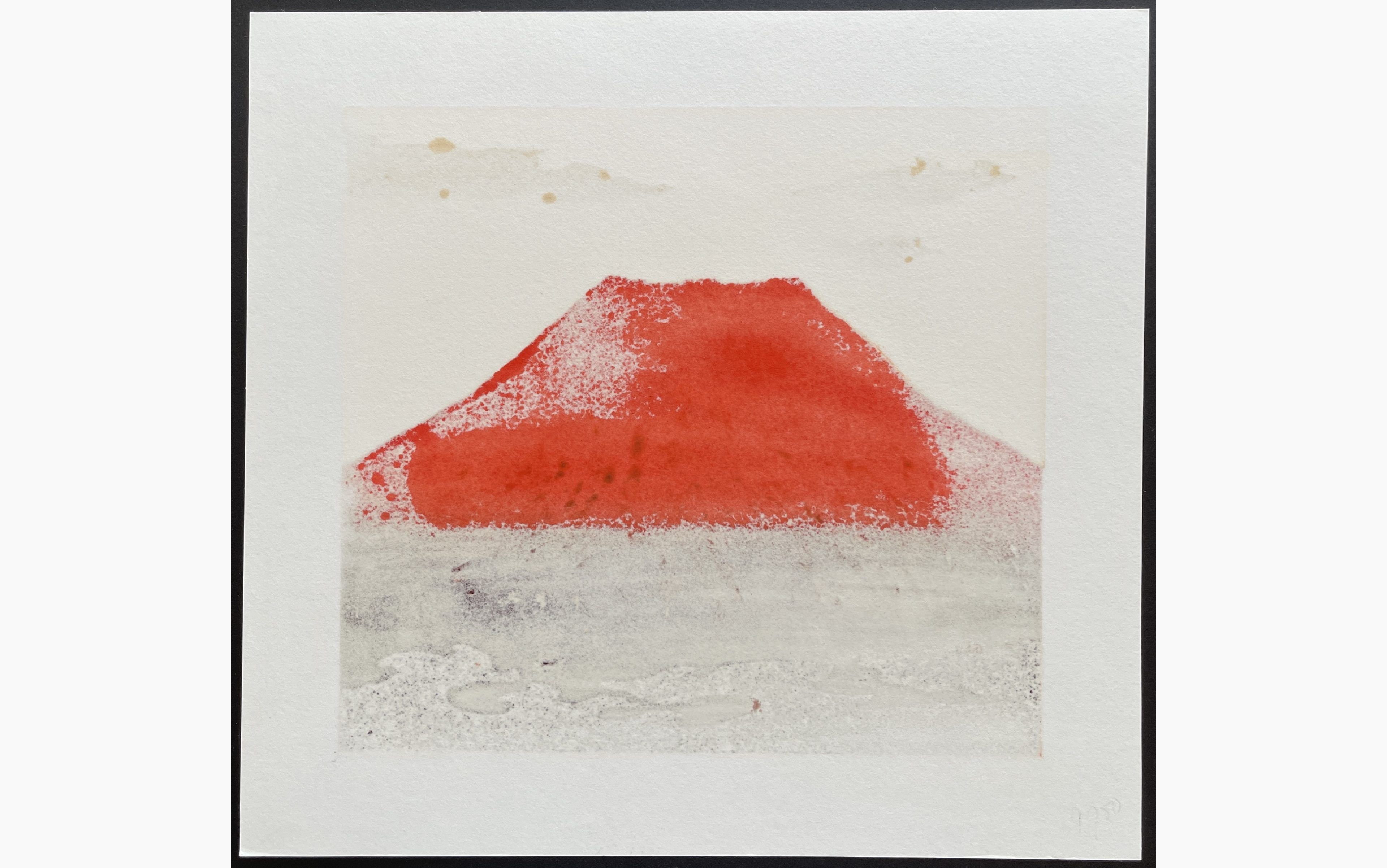 Woodblock print - Kunio Kaneko - Fuji 101