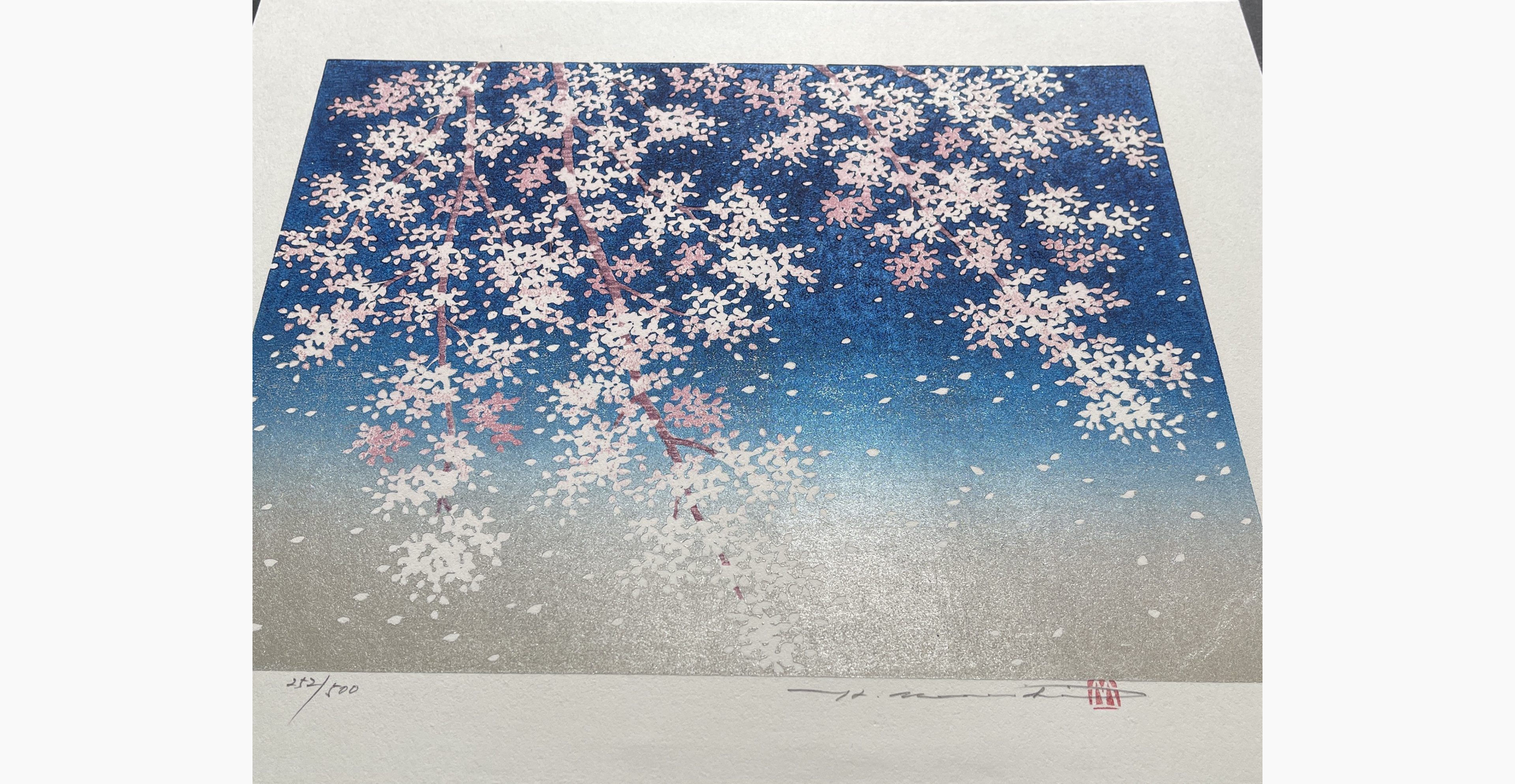 Japanese print - Hajime Namiki - Sakura
