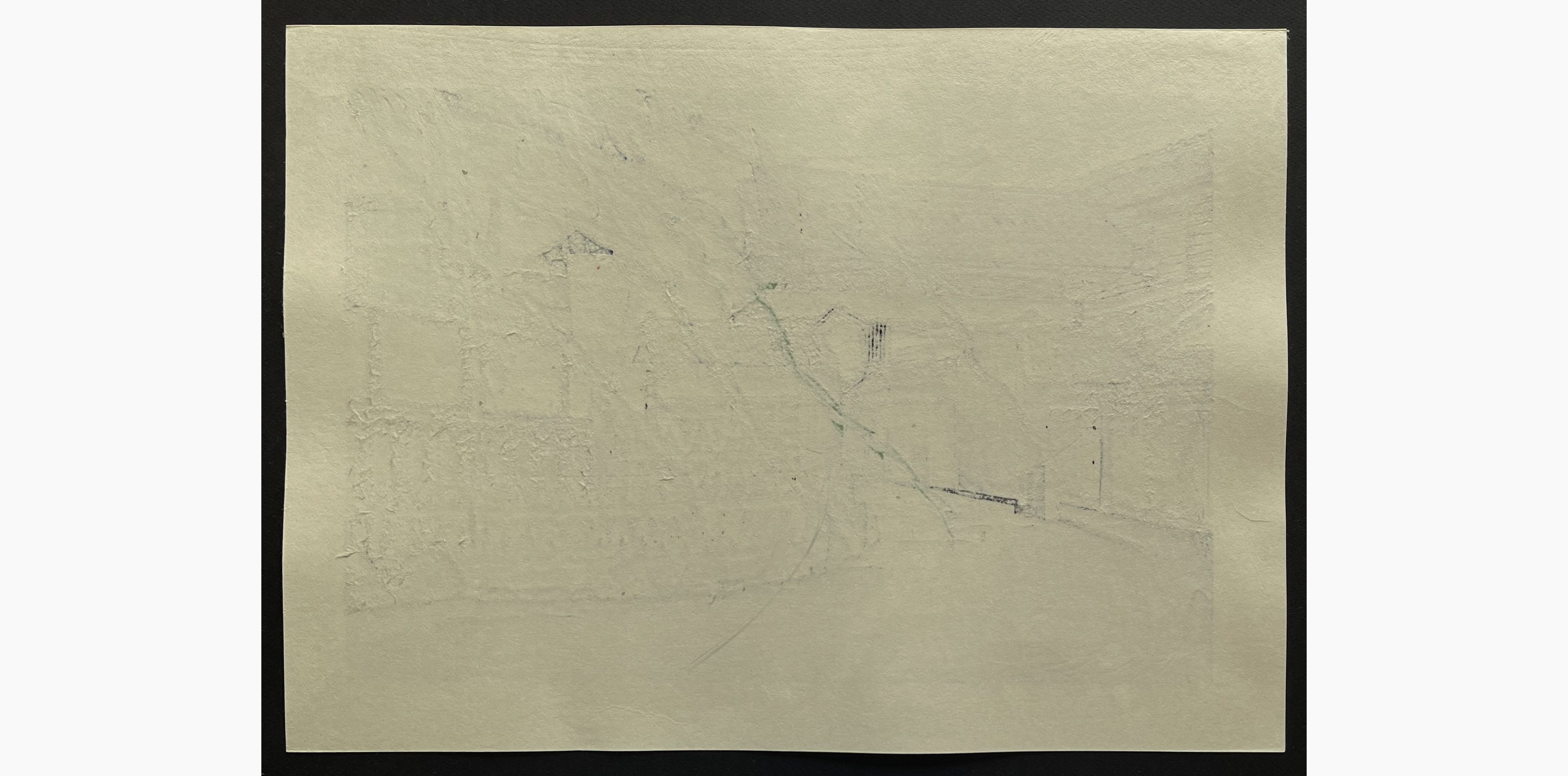 Japanese print - Nishijima Katsuyuki - Shimabara Gate
