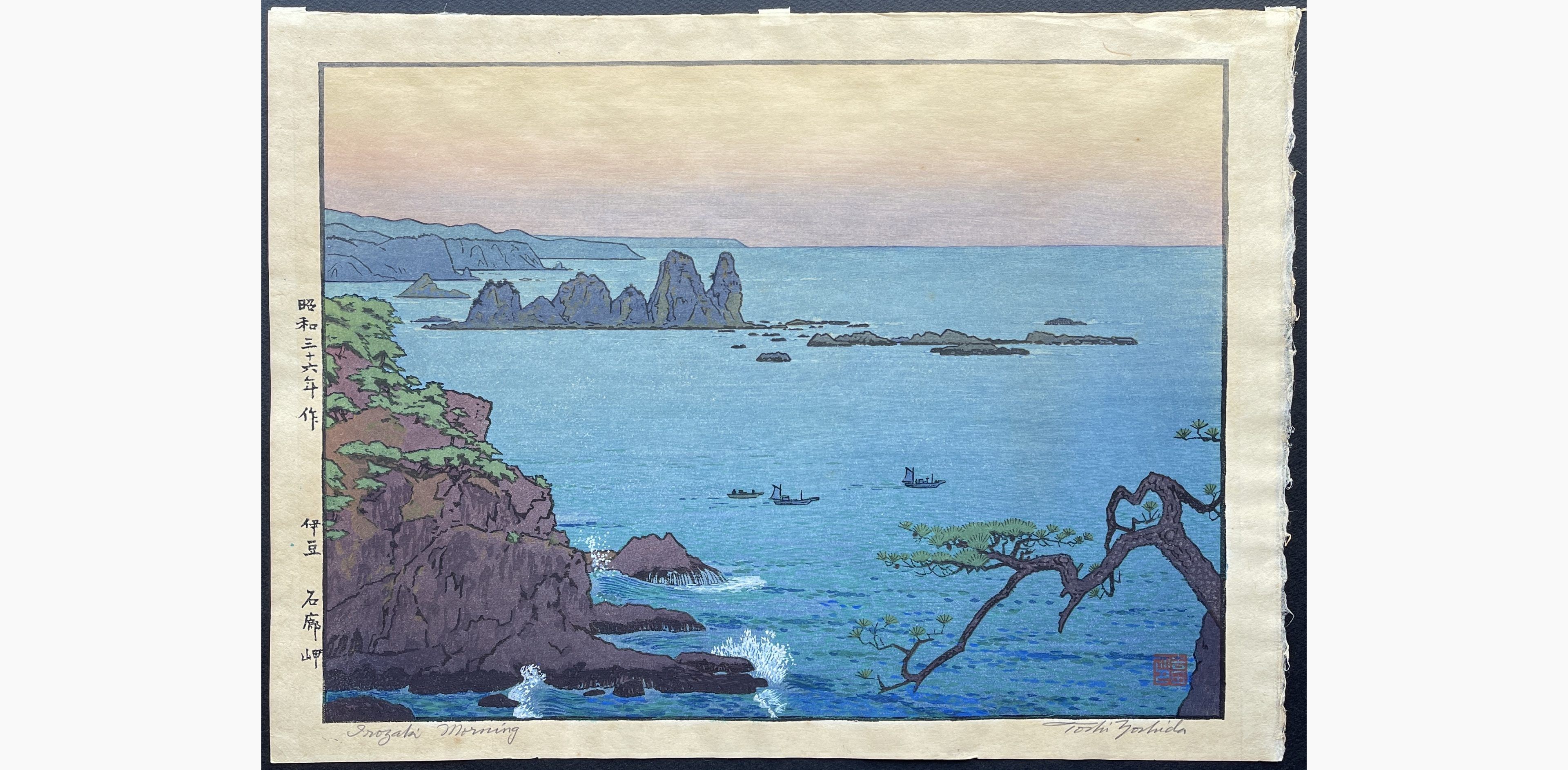 Scholten Japanese Art | Woodblock Prints | Utagawa Hiroshige no. 30, Misaka  Pass in Kai Province