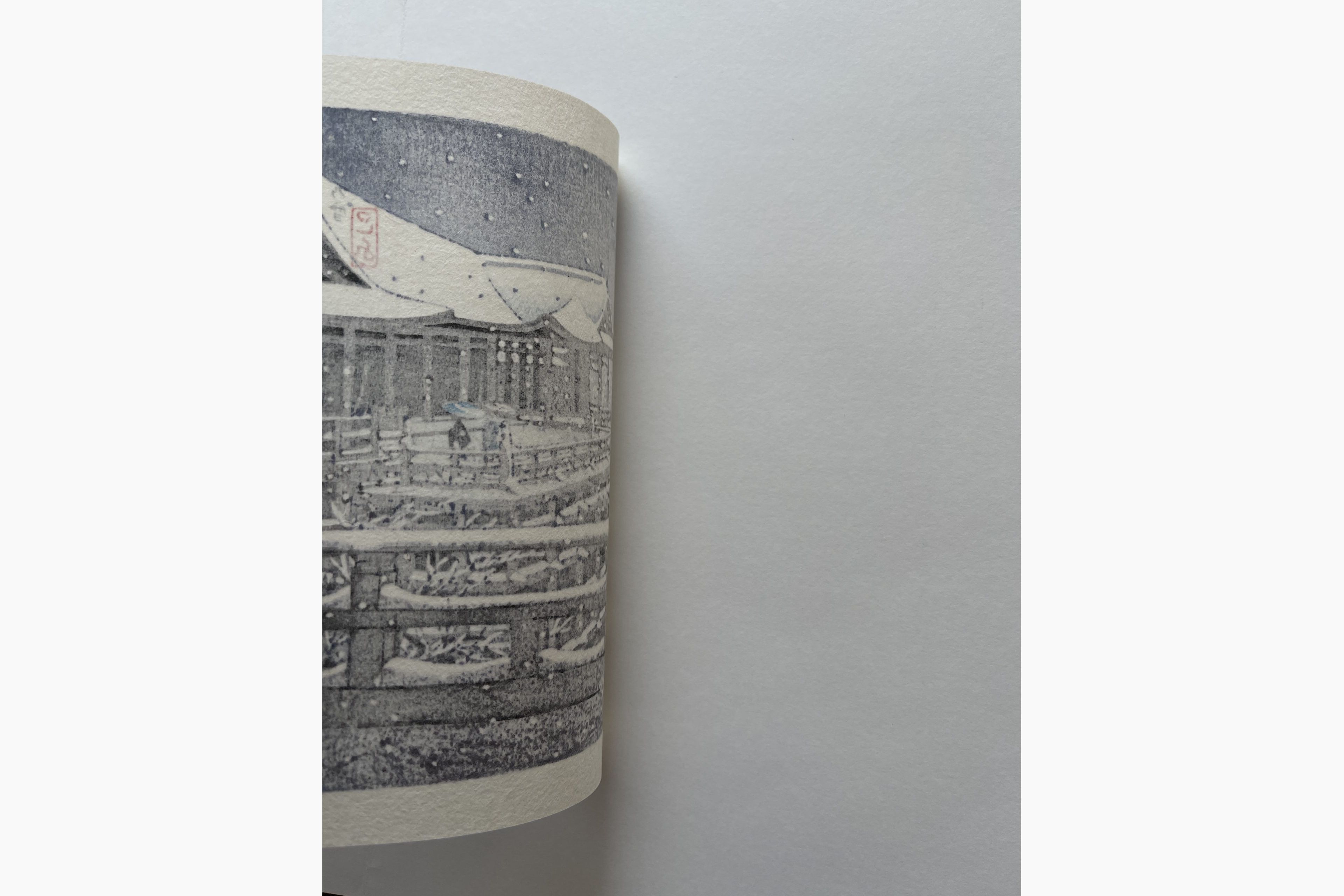 Woodblock print - Kawase Hasui - Kiyozumi in Snow
