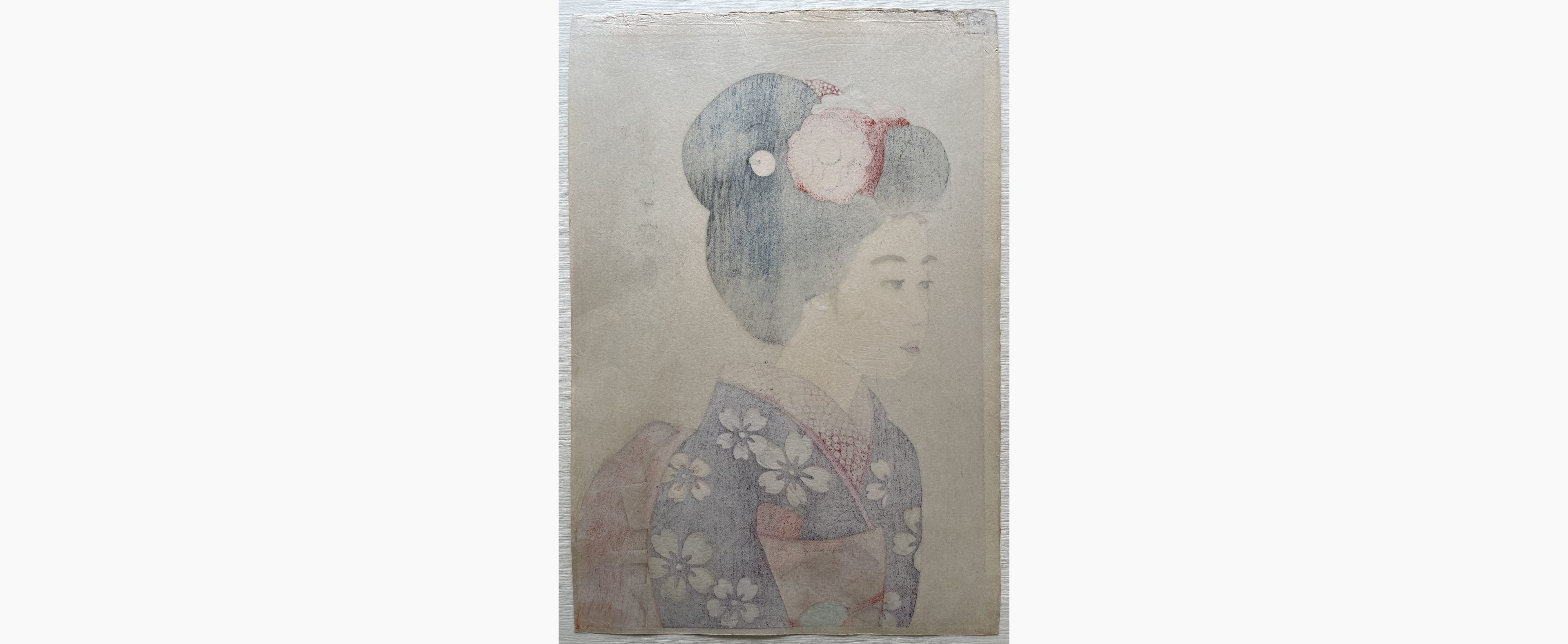 Woodblock print - Yamamura Koka - Maiko