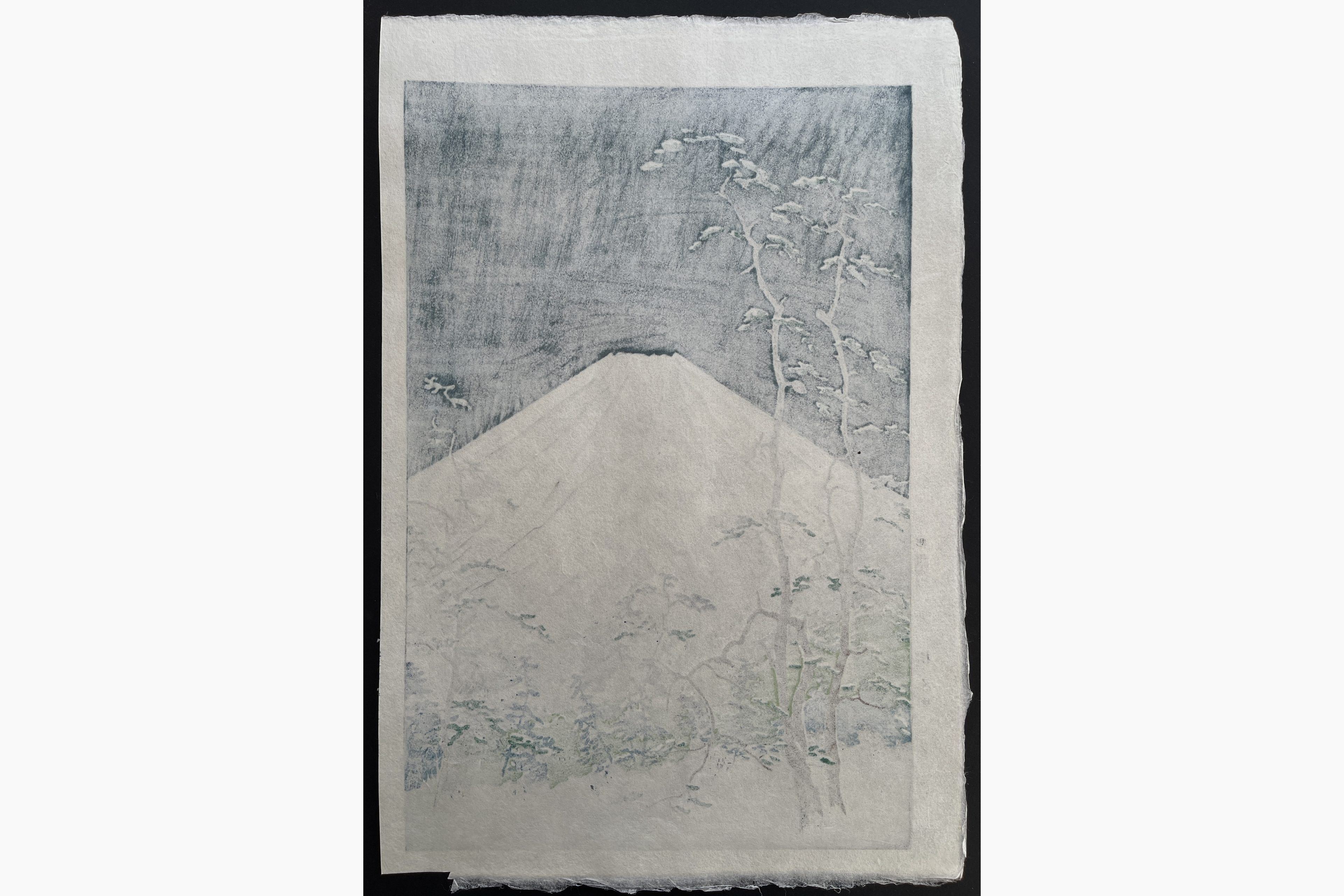 Japanese print - Koichi Okada - Mount Fuji from Hakone