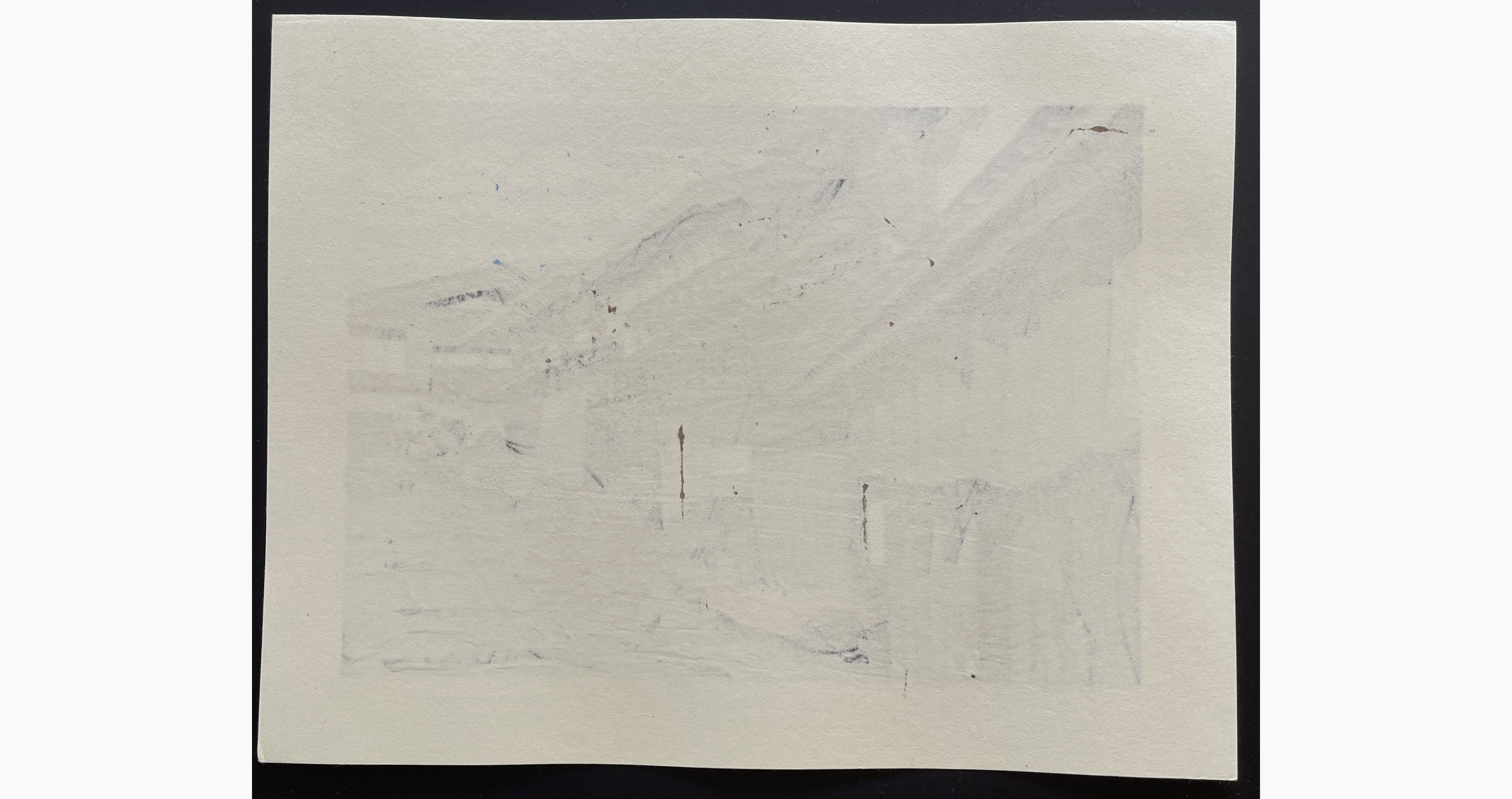 Japanese print - Nishijima Katsuyuki - Drifting Clouds