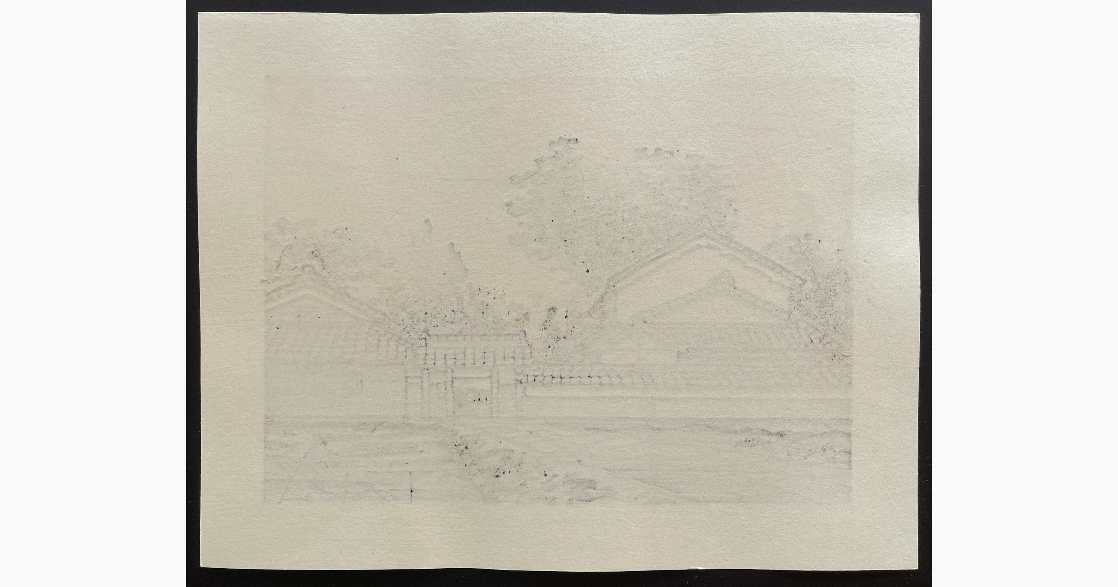 Japanese print - Nishijima Katsuyuki - Evening Light