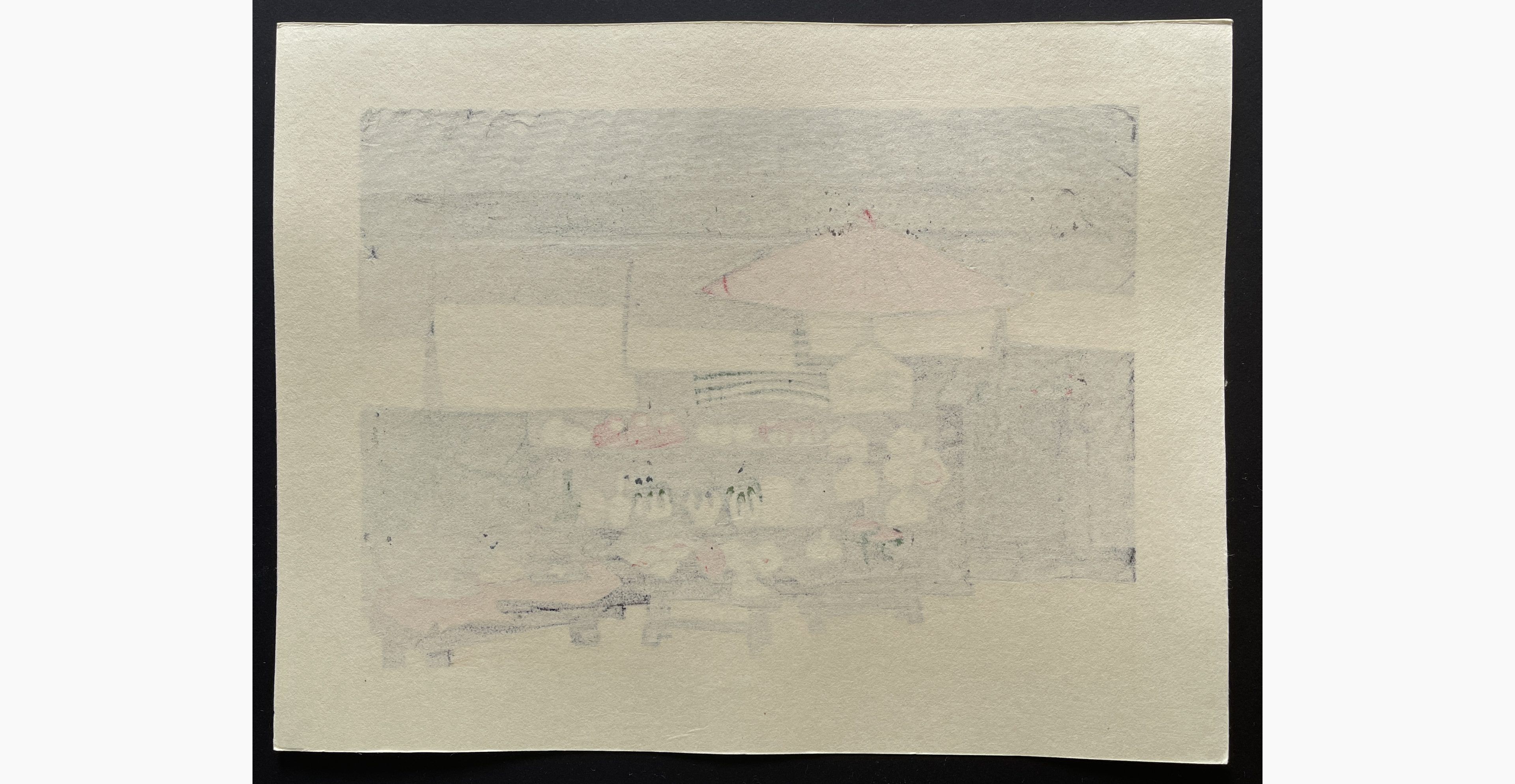 Japanese print - Nishijima Katsuyuki - Long Days