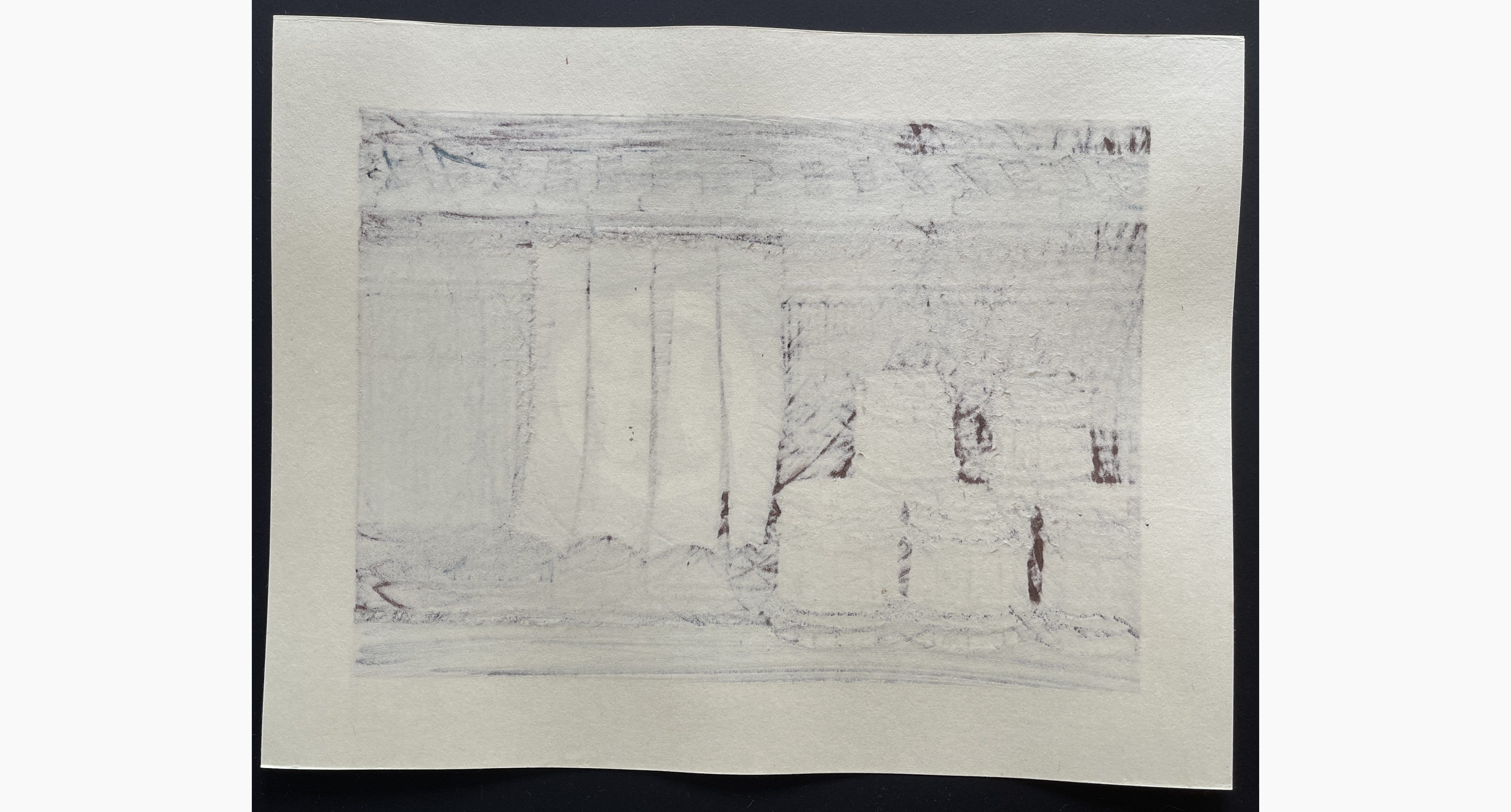 Japanese print - Nishijima Katsuyuki - Short Day