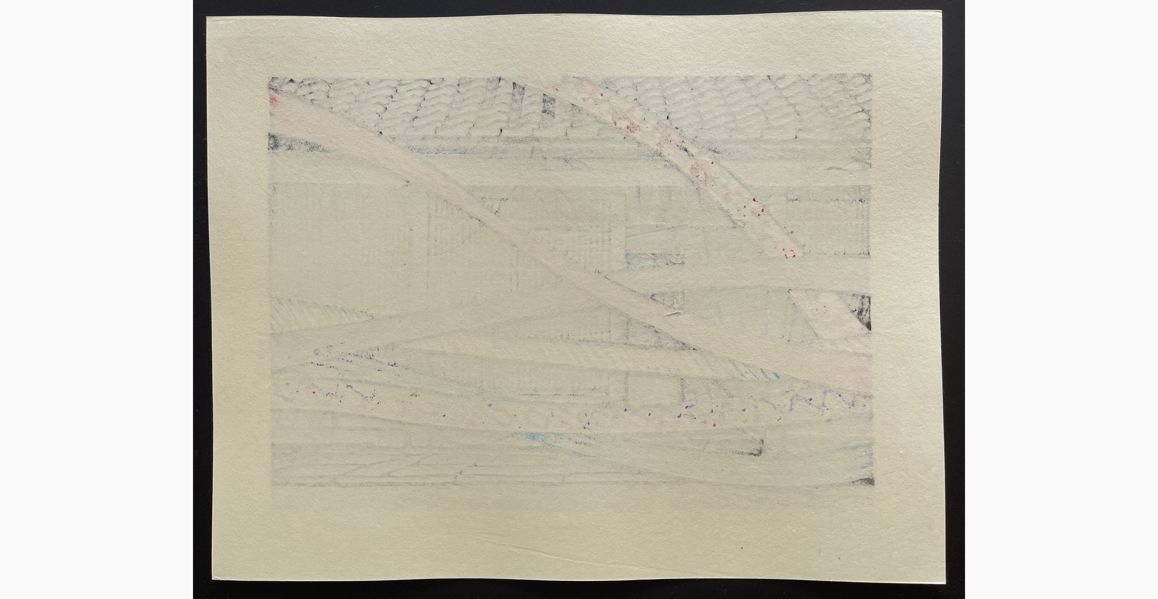 Japanese print - Nishijima Katsuyuki - Swaying in the Wind