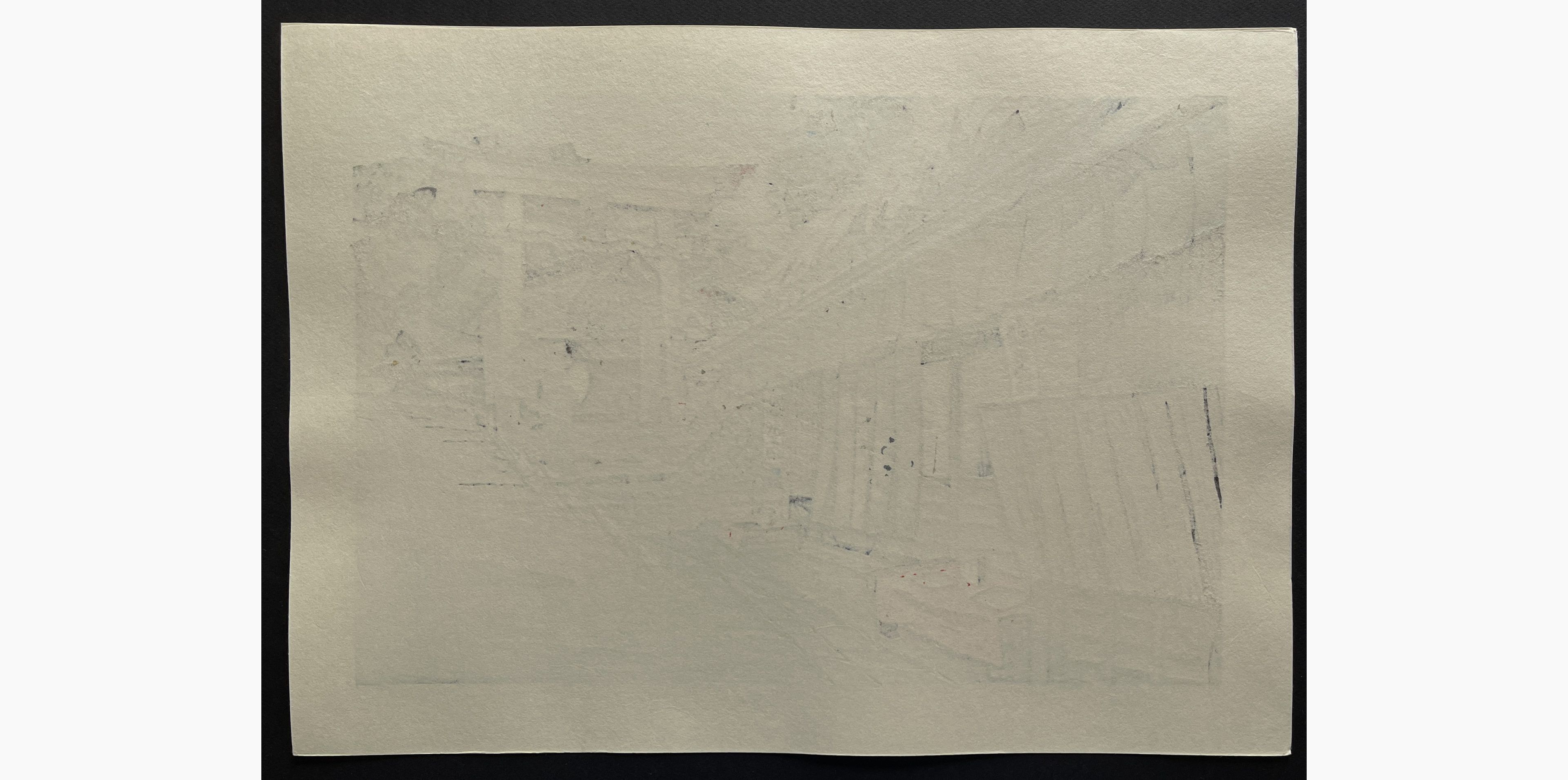 Japanese print - Nishijima Katsuyuki - Toriimoto