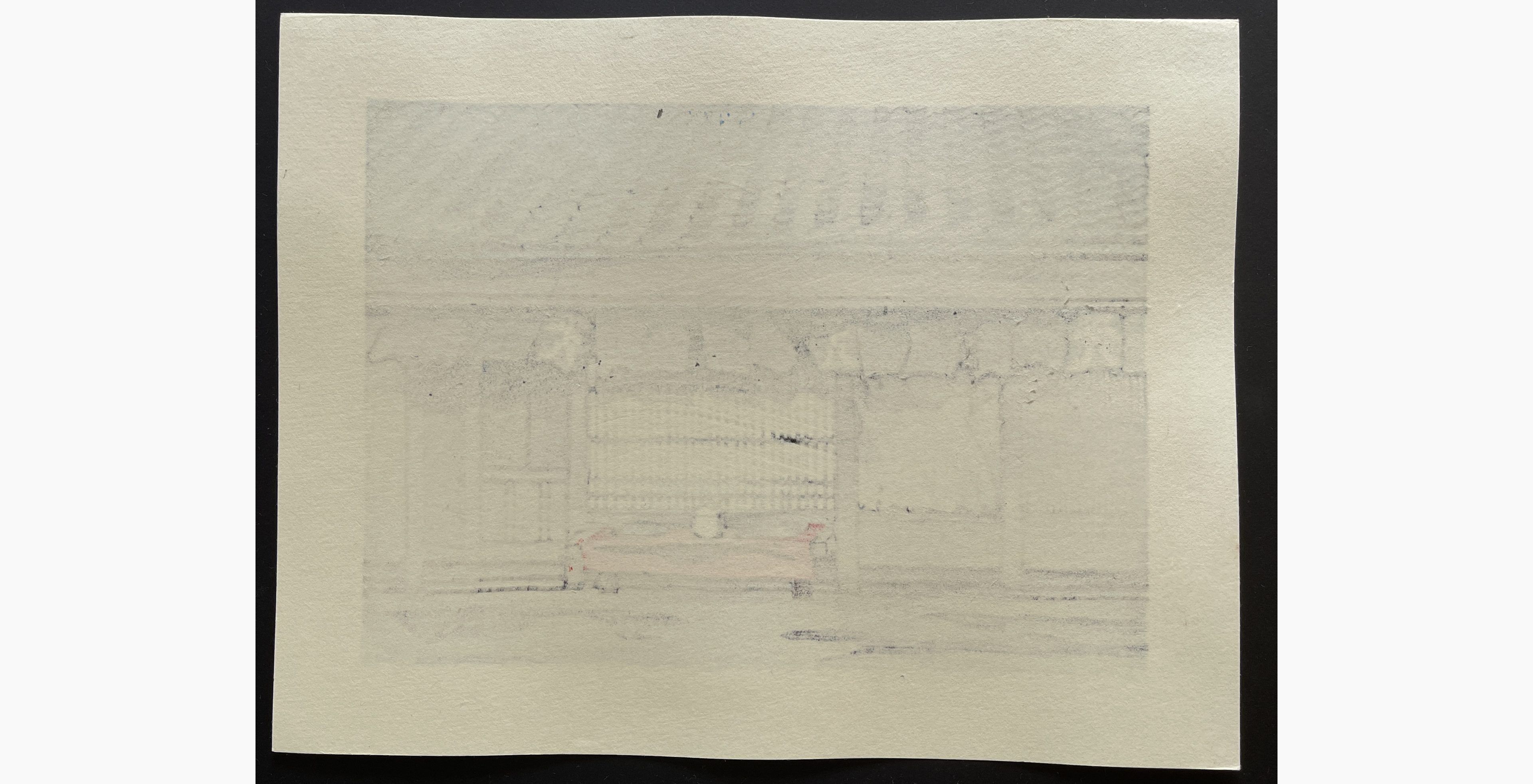 Japanese print - Nishijima Katsuyuki - White Rain