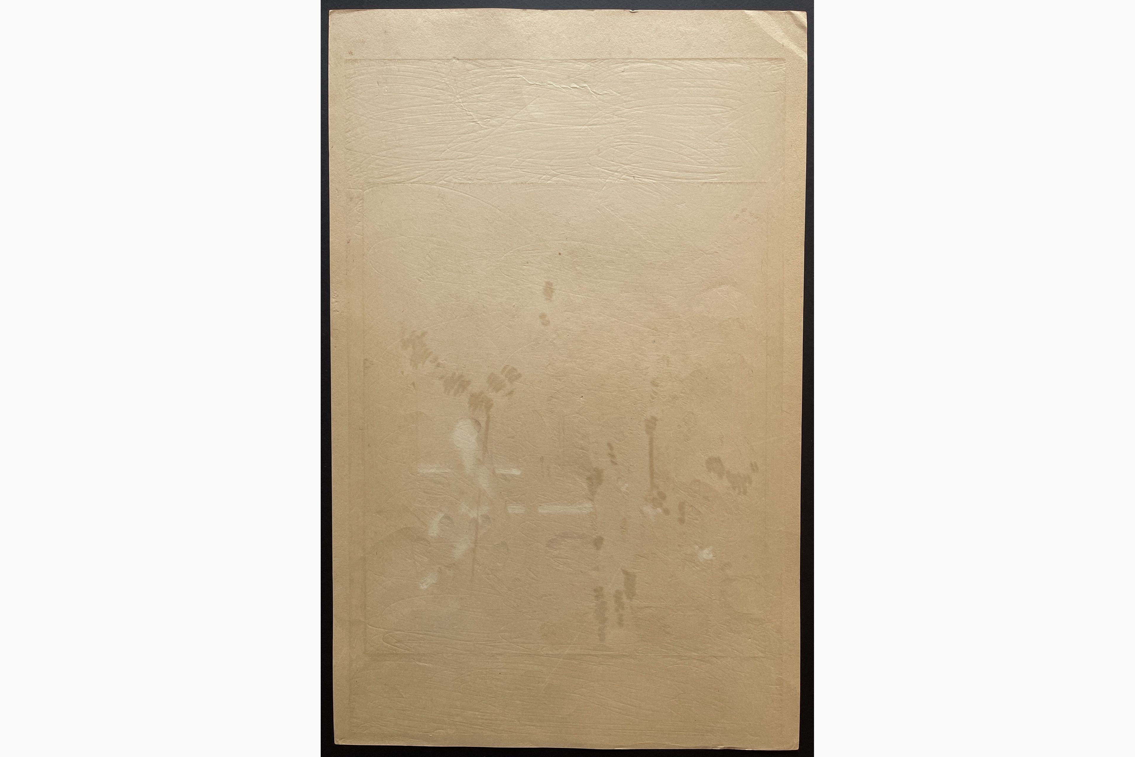 Japanese print - Suga Tatehiko - Semimaru
