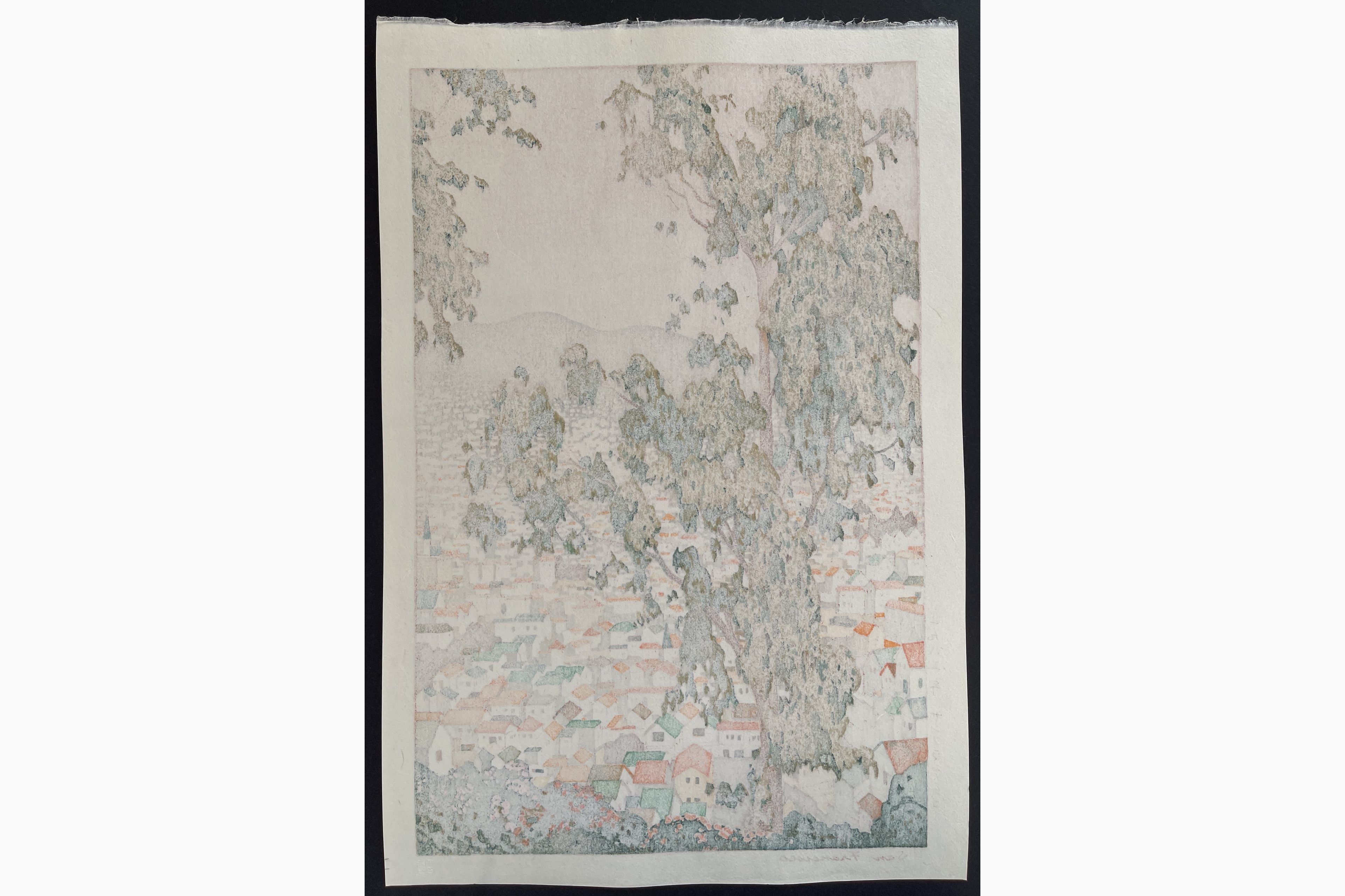 Japanese print - Toshi Yoshida - San Francisco
