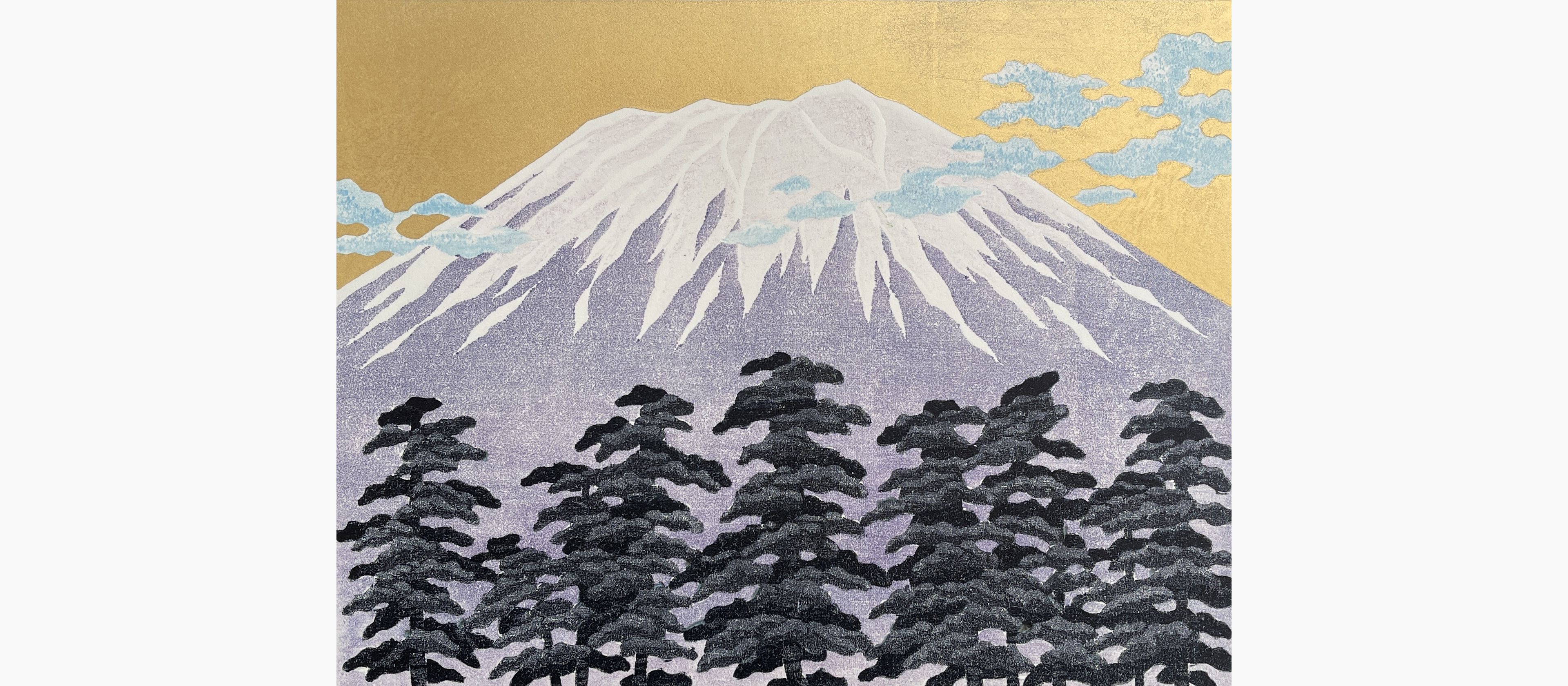 Original woodblock print - Hajime Namiki - Fuji 15