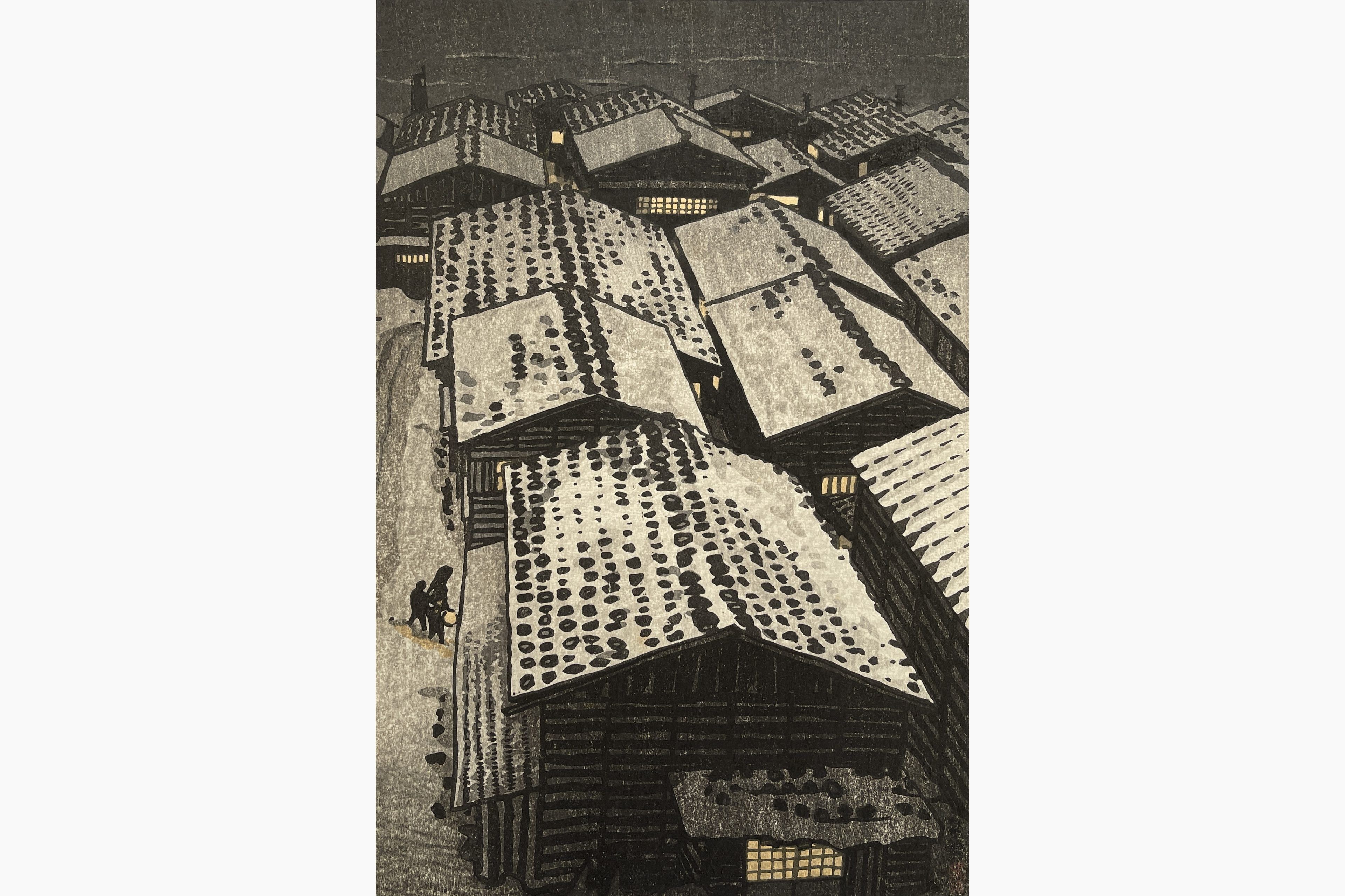 Original woodblock print - Kasamatsu Shiro - Sea of Echigo