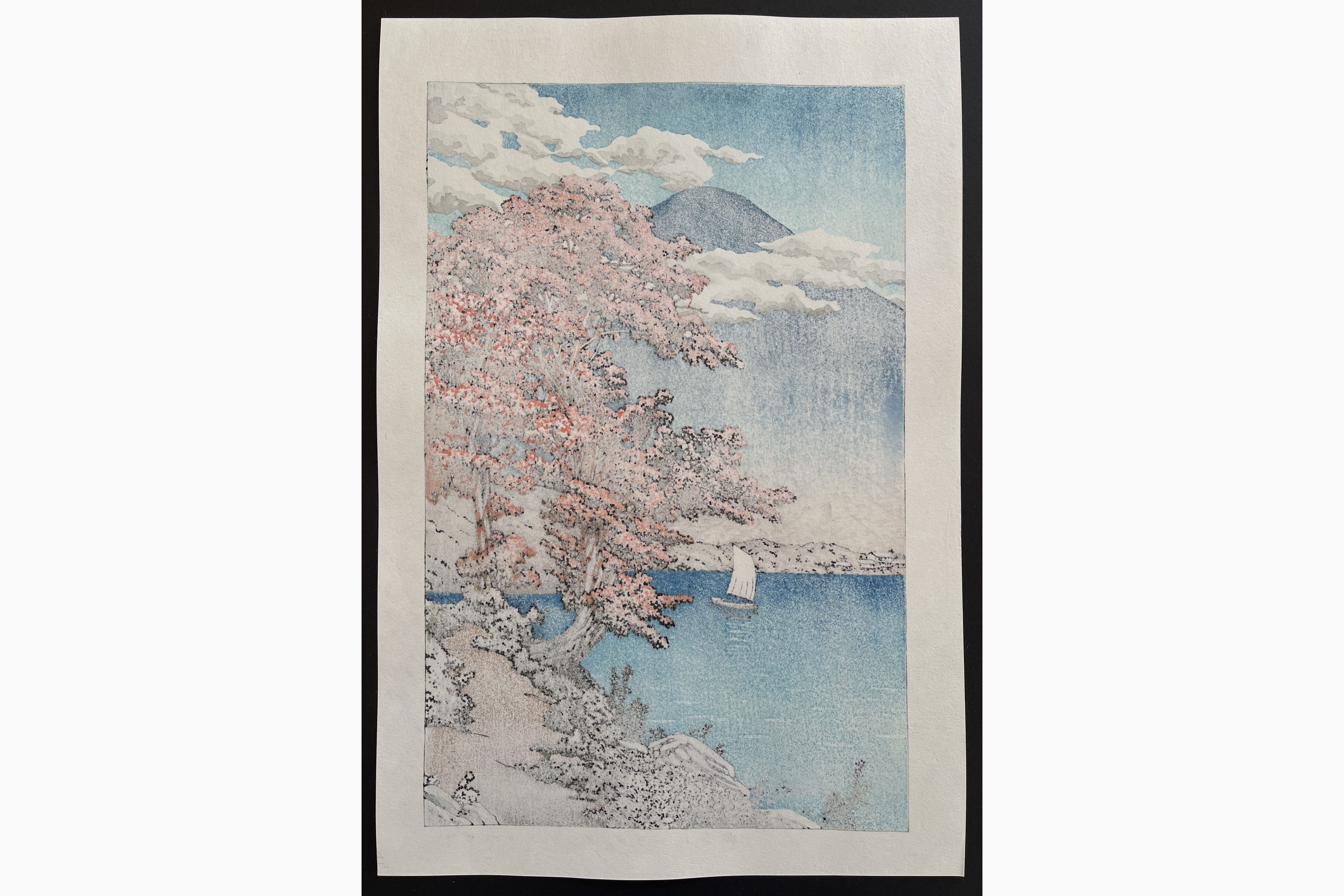 Japanese print - Kawase Hasui - Lake Chuzenji, Nikko