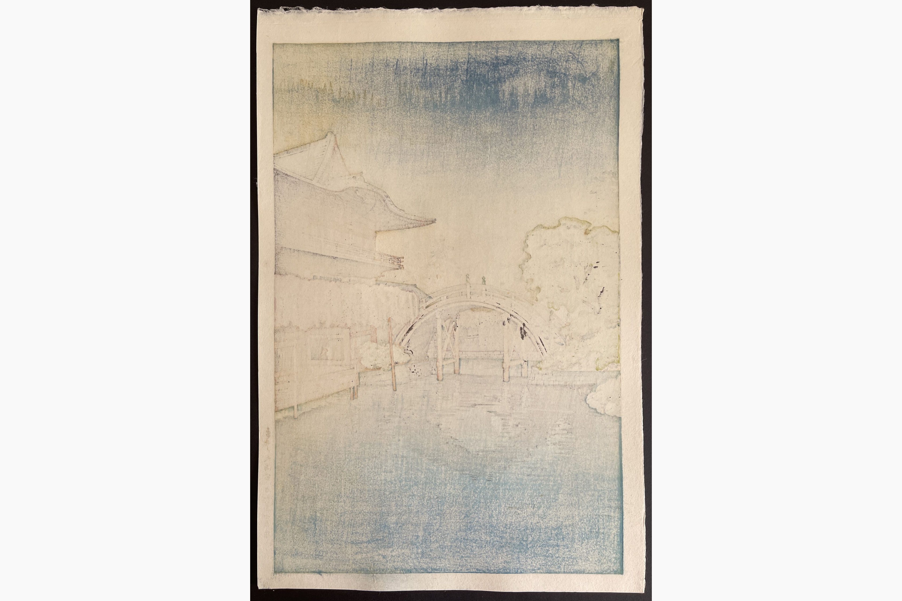 Japanese print - Tsuchiya Koitsu - Kameido Tenmangu Shrine
