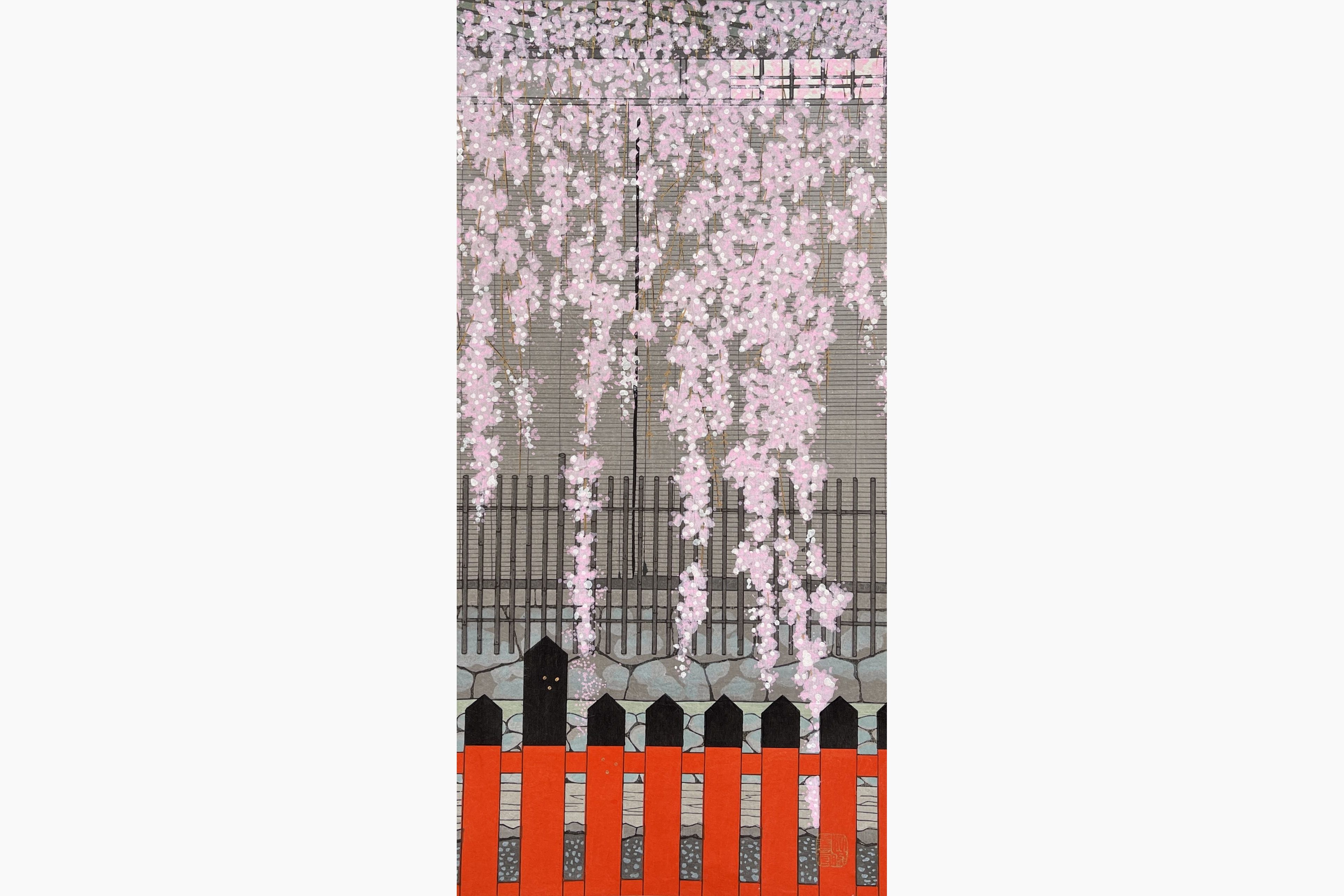 Original woodblock print - Teruhide Kato - Sakura Symphony