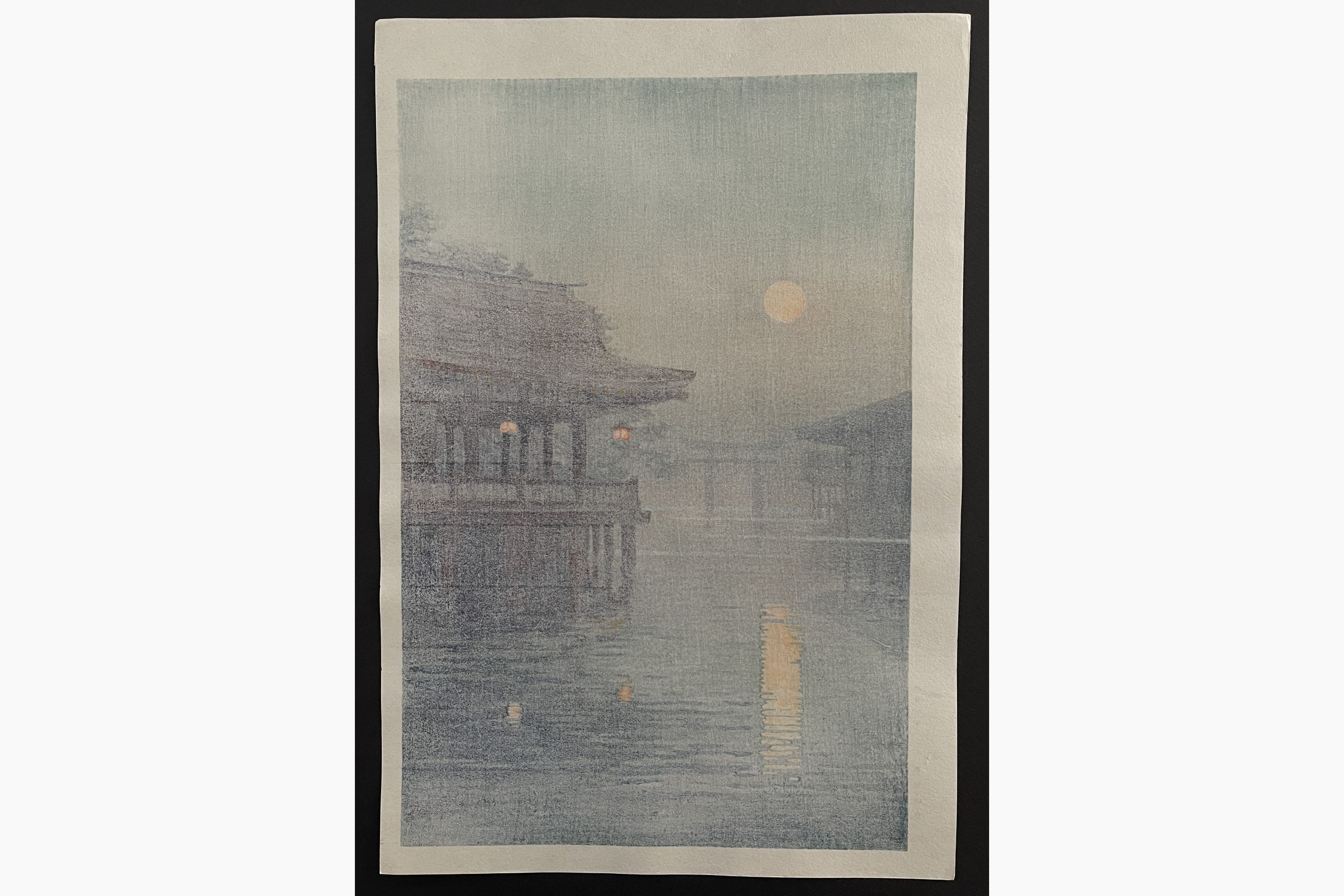 Japanese print - Ito Yuhan - Itsukushima Shrine at Miyajima