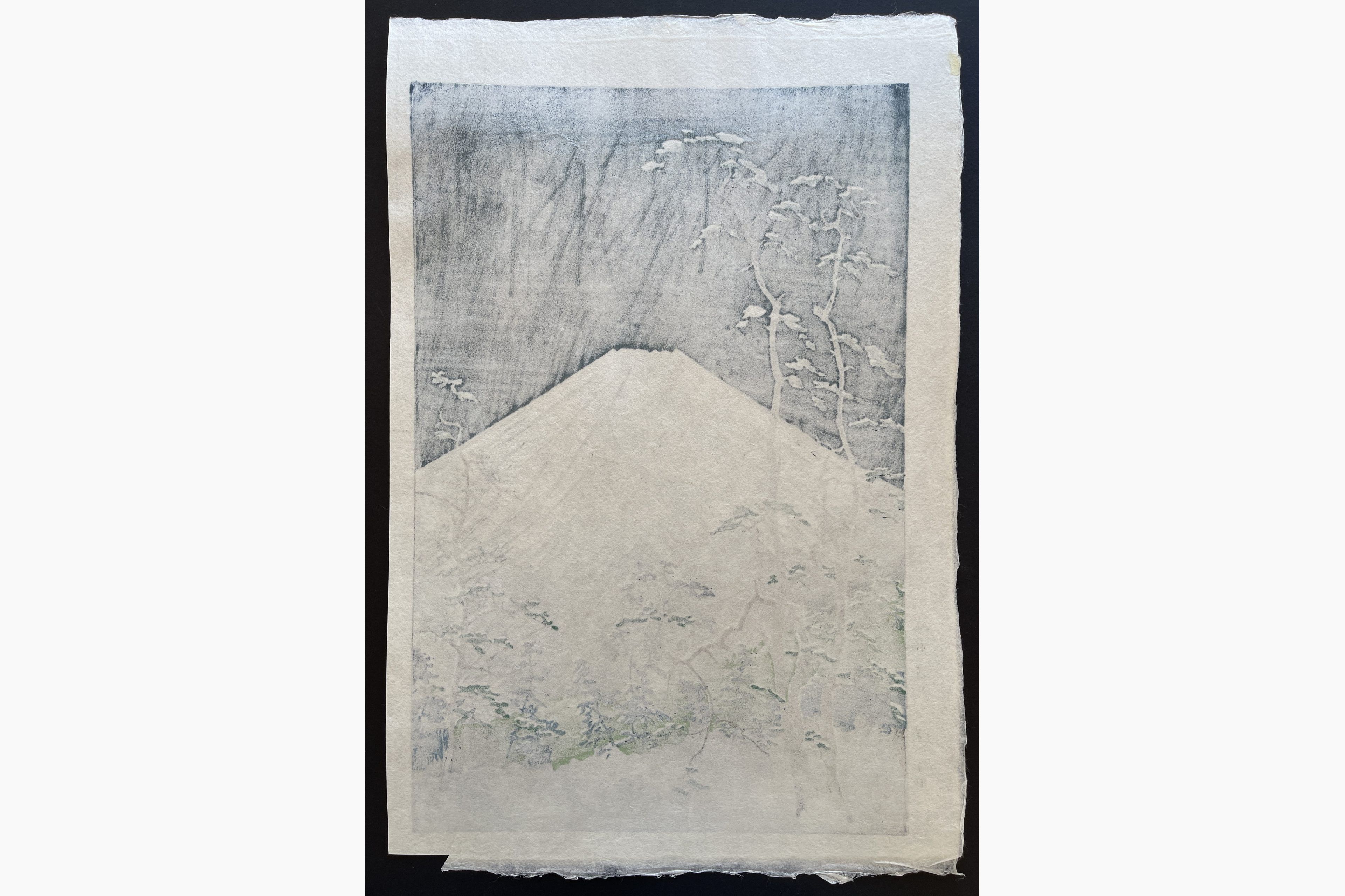 Japanese print - Koichi Okada - Mount Fuji from Hakone